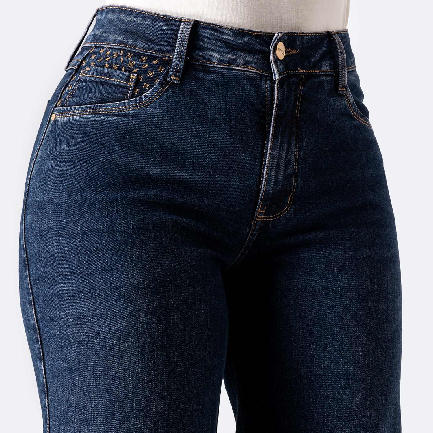 PANTALÓN JEAN DENIM STRETCH MUJER PIONIER ANHELA - 3