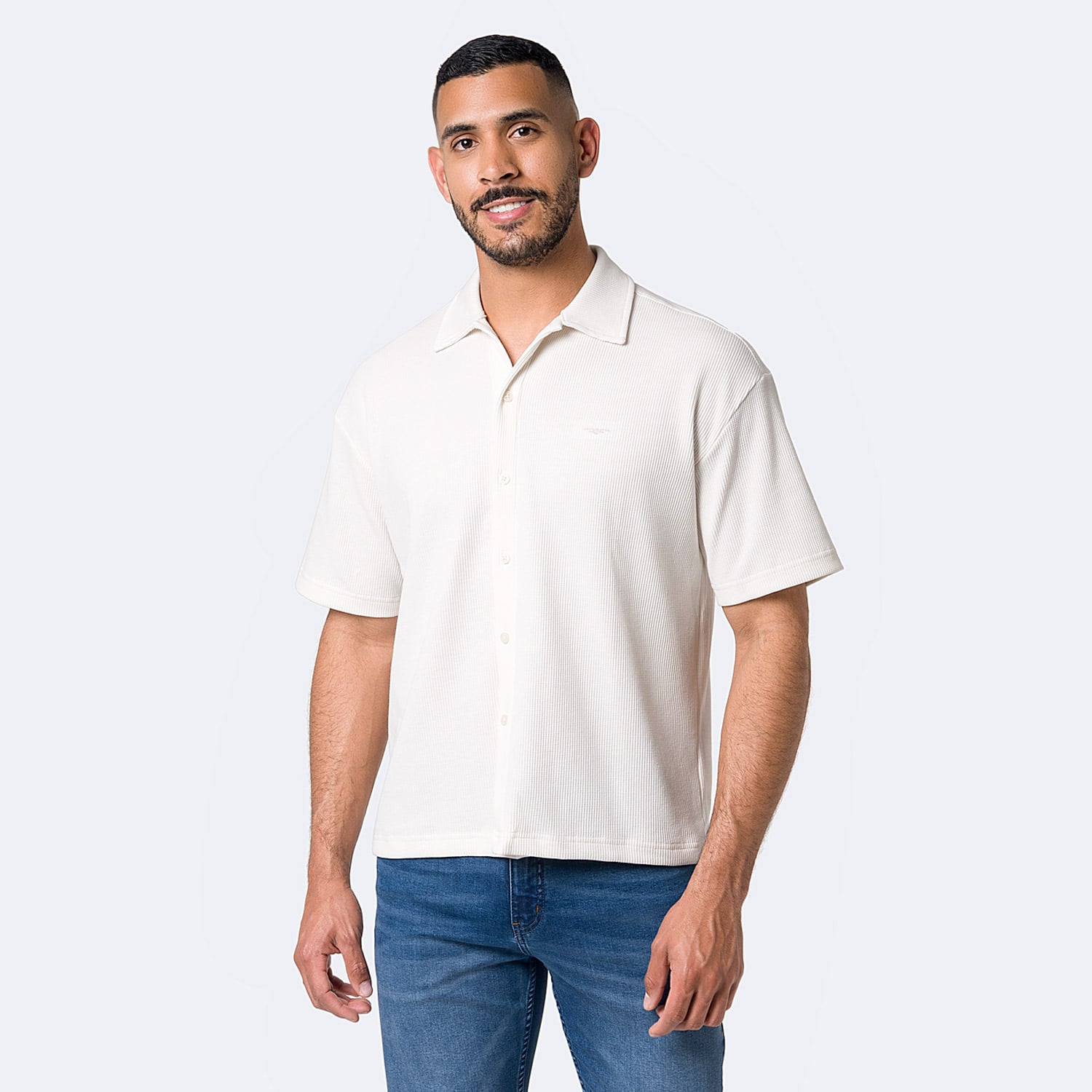 CAMISA WAFLE HOMBRE PIONIER IZMAEL - 1