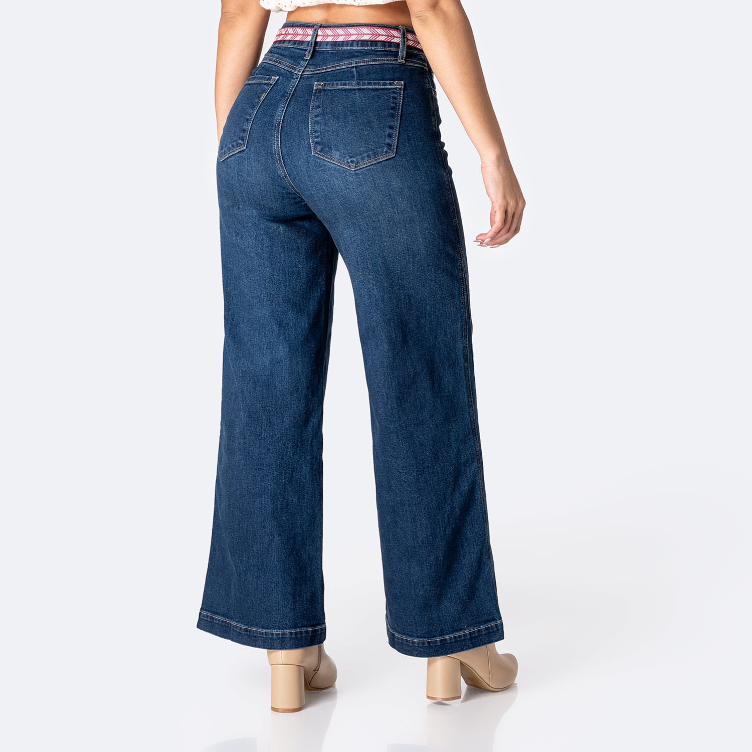 PANTALÓN JEAN DENIM STRETCH MUJER PIONIER LUJANI - 2