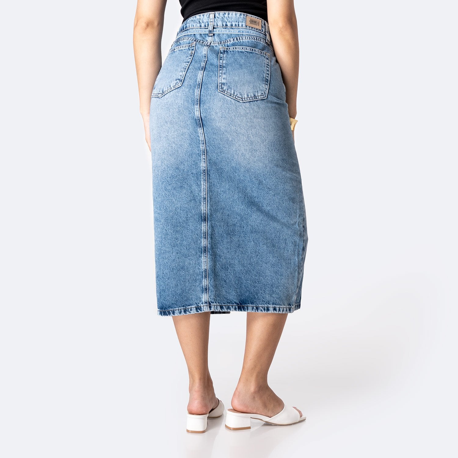 FALDA DENIM MUJER PIONIER MADHALENA - 2