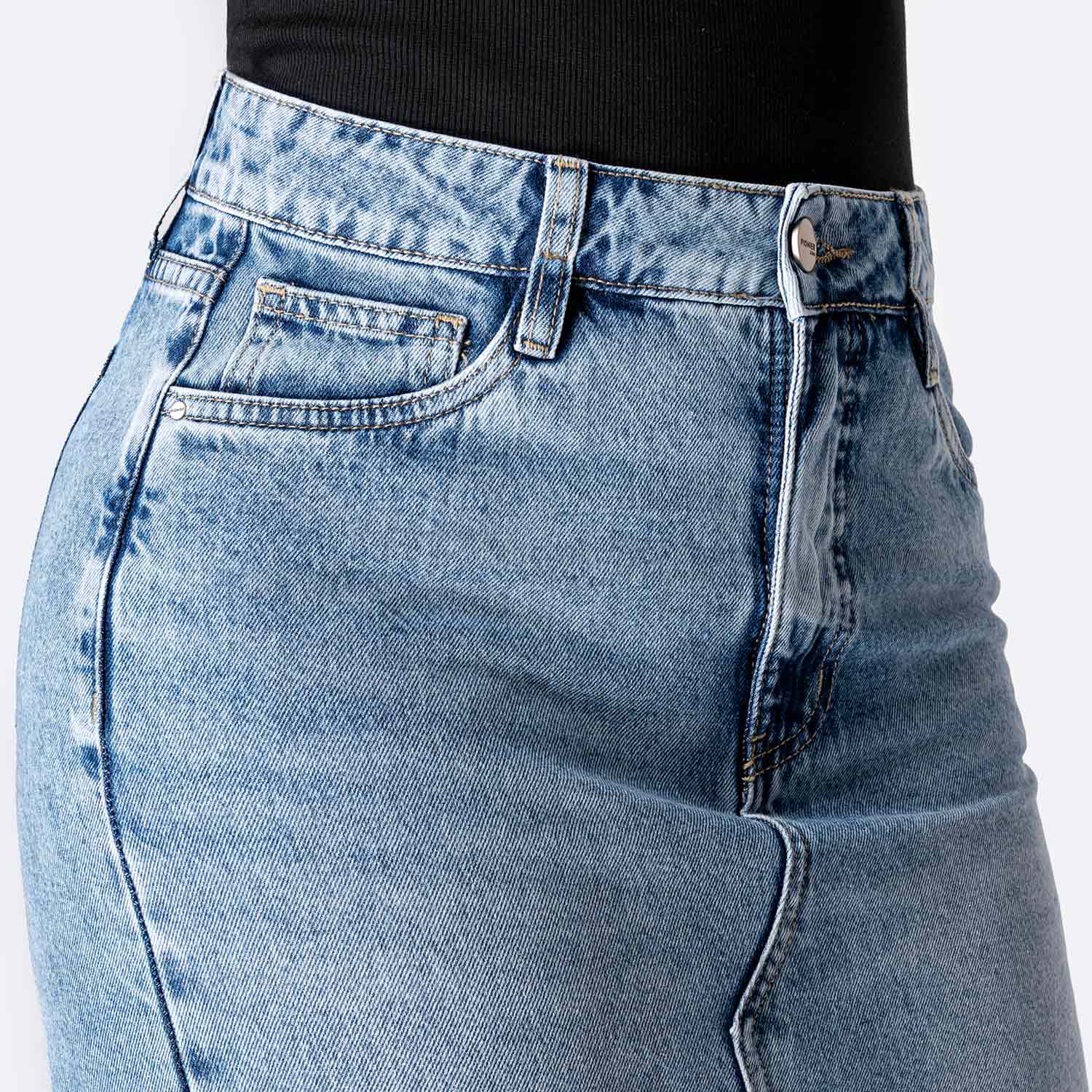 FALDA DENIM MUJER PIONIER MADHALENA - 3