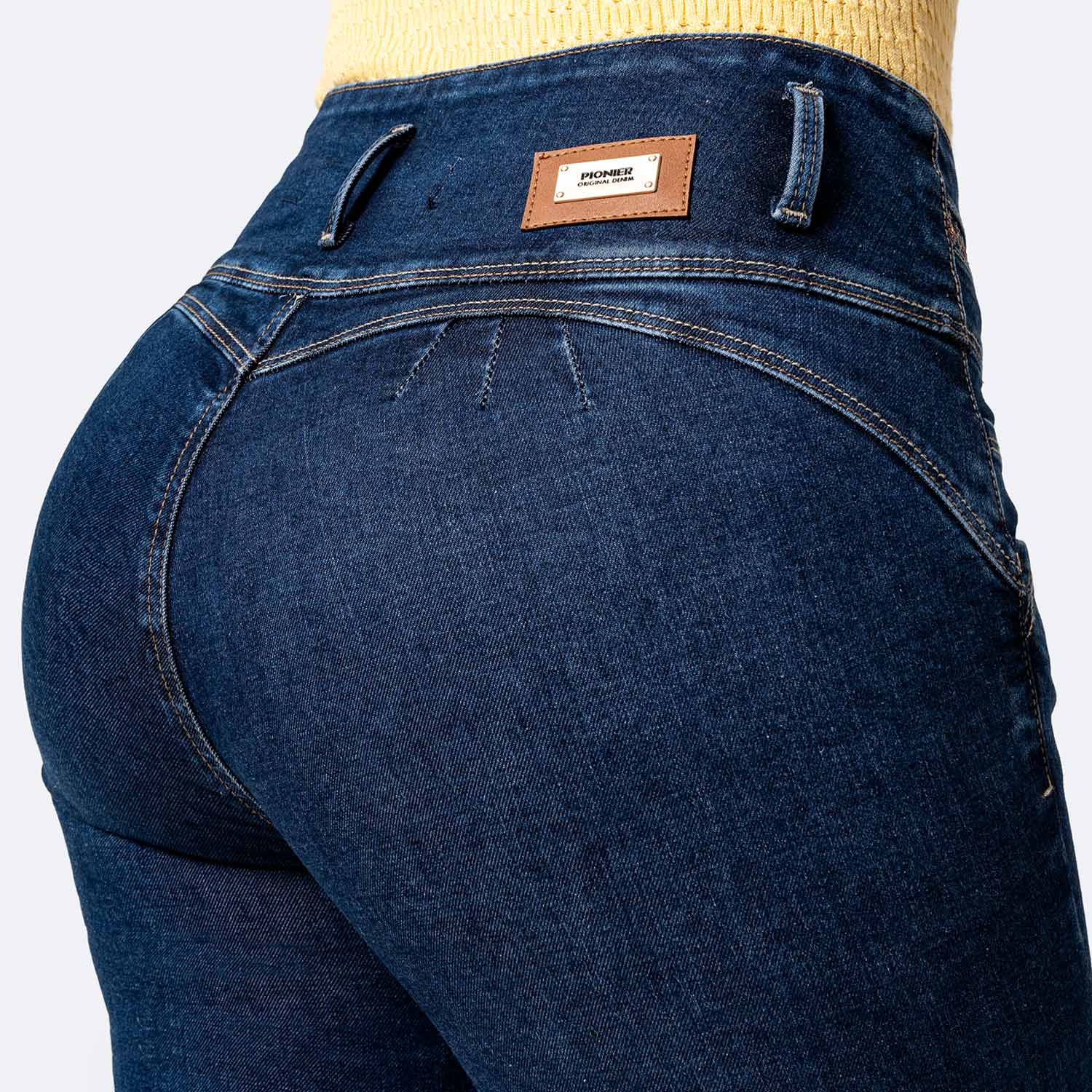 PANTALÓN JEAN PITILLO DENIM STRETCH MUJER PIONIER HIMARIH - 4