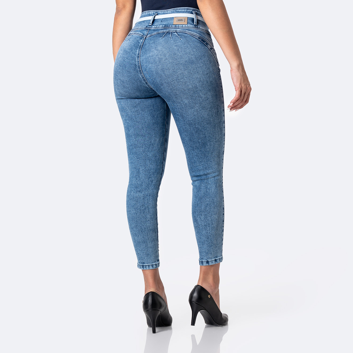 PANTALÓN JEAN DENIM STRETCH MUJER PIONIER ITSA - 2