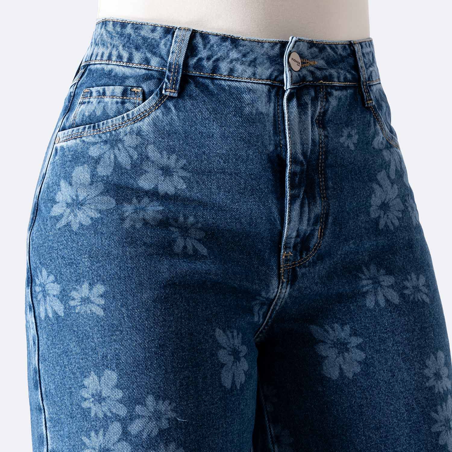PANTALÓN JEAN DENIM MUJER PIONIER LAHEMI - 3