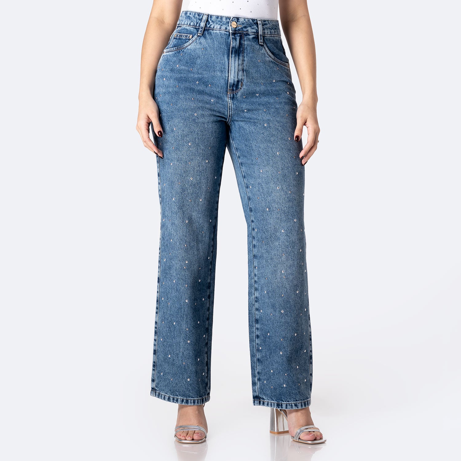 PANTALÓN JEAN DENIM MUJER PIONIER DEYAM BRI - 1
