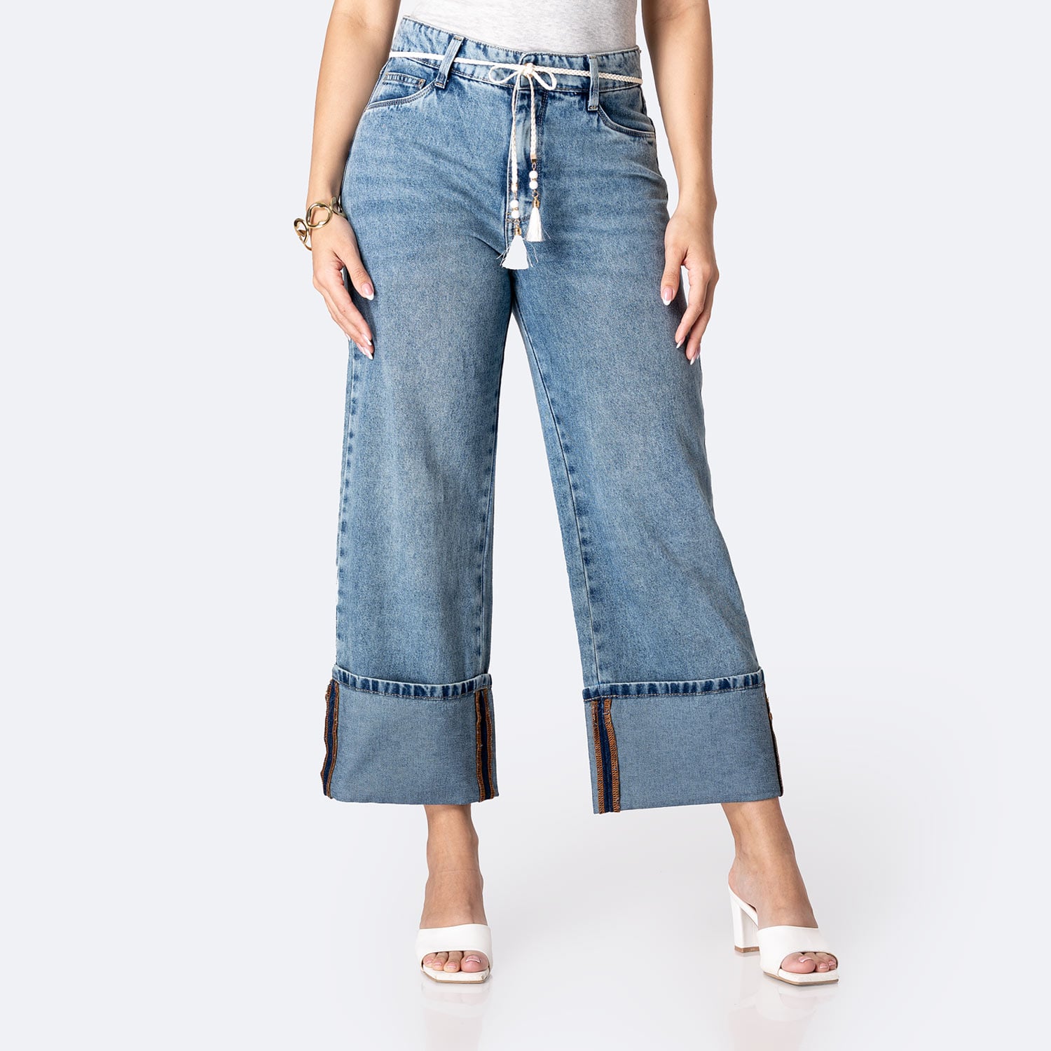 PANTALÓN JEAN DENIM MUJER PIONIER DAMARYH - 1