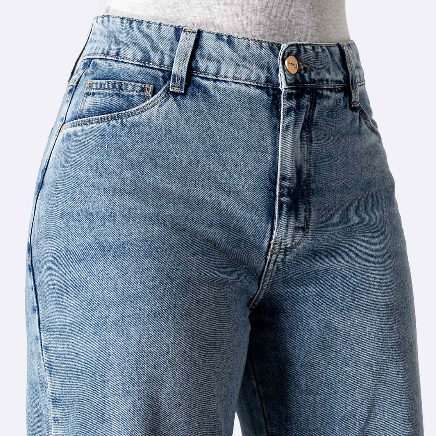 PANTALÓN JEAN DENIM MUJER PIONIER DAMARYH - 3