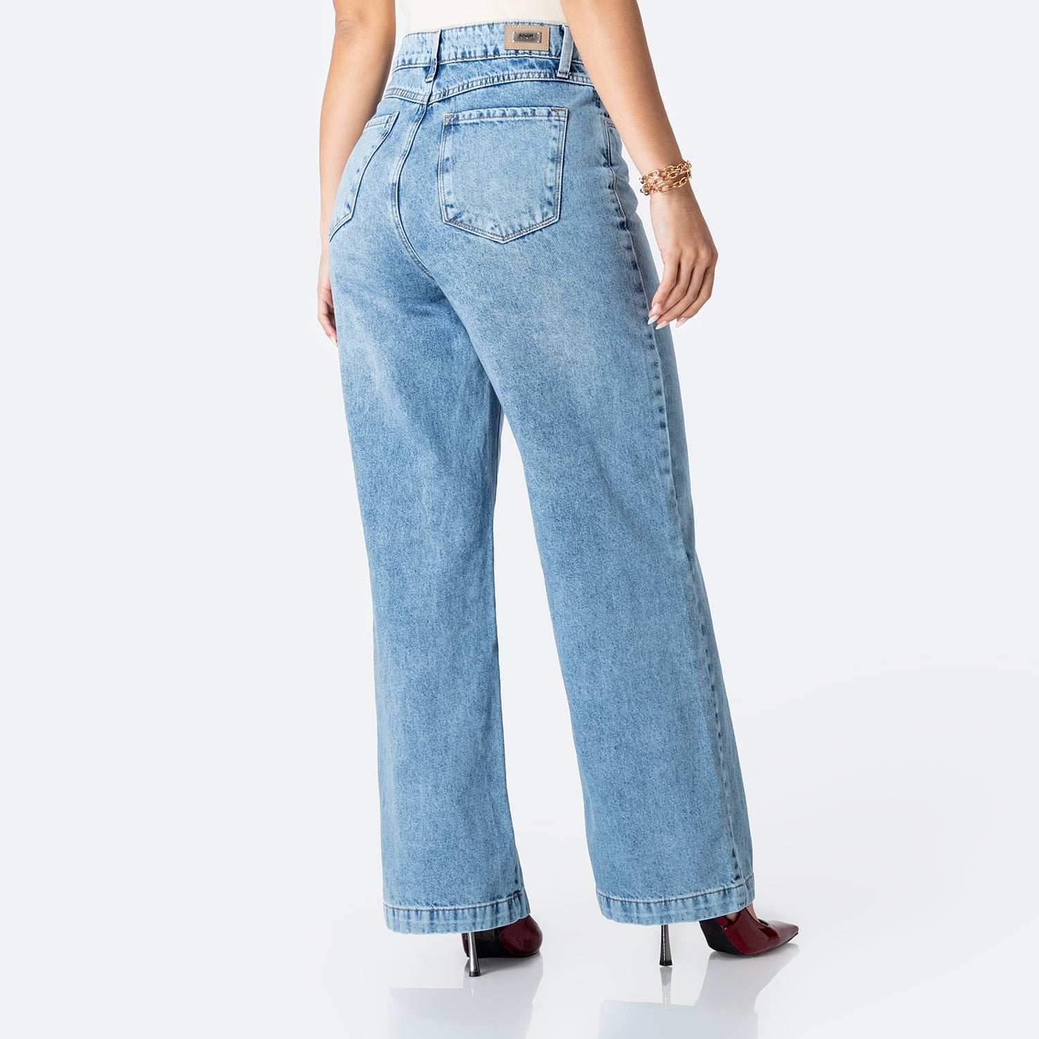 PANTALÓN JEAN DENIM STRETCH MUJER PIONIER KASANNDRA - 2