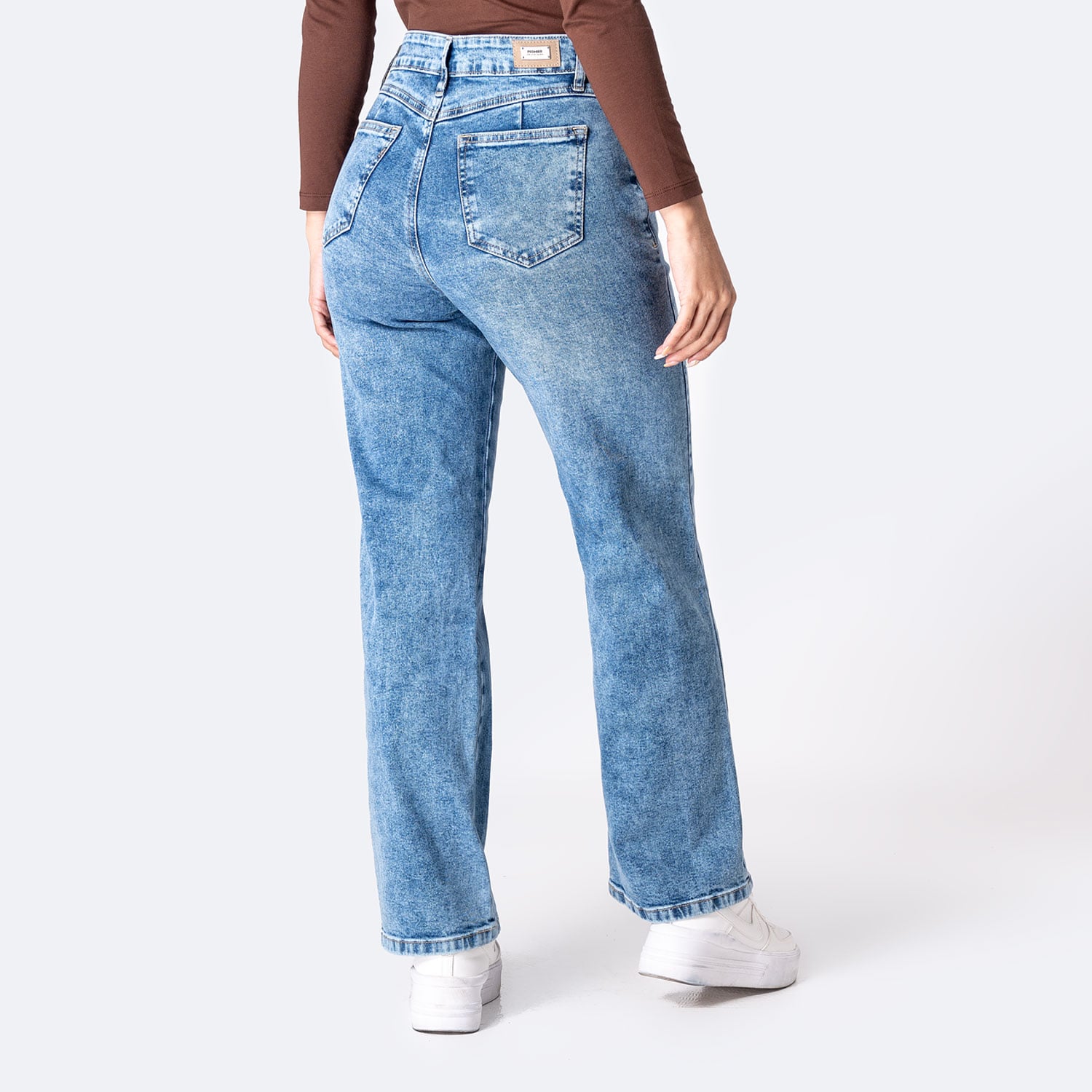 PANTALÓN JEAN DENIM STRETCH MUJER PIONIER ZIANAH - 2