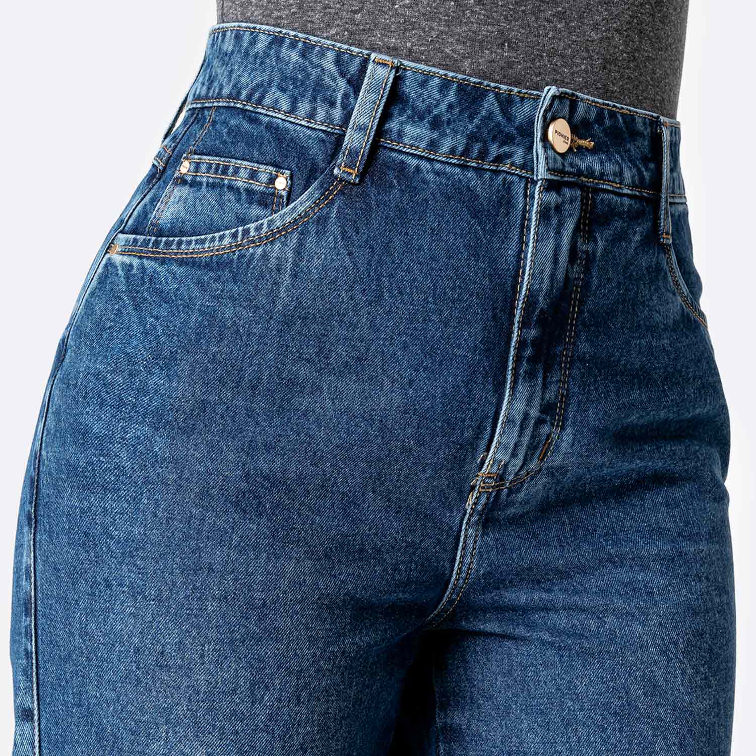PANTALÓN JEAN DENIM MUJER PIONIER DEYAM - 3