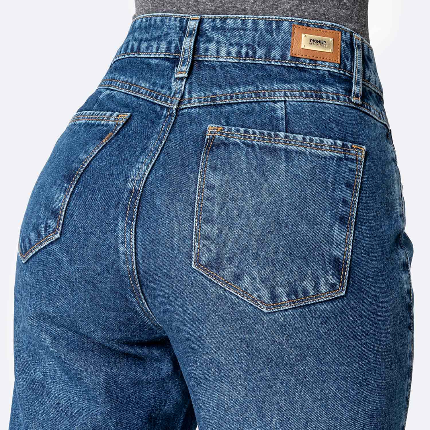 PANTALÓN JEAN DENIM MUJER PIONIER DEYAM - 4