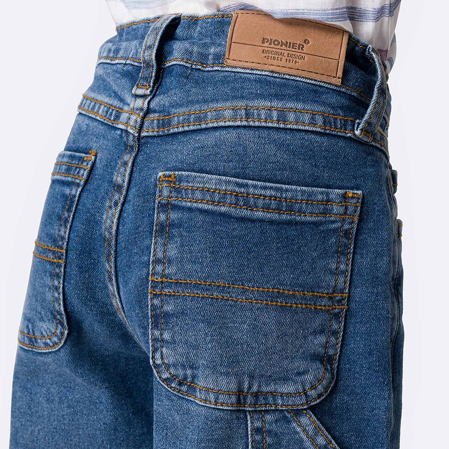PANTALÓN JEAN DENIM STRETCH NIÑO PIONIER HEEREN - 4