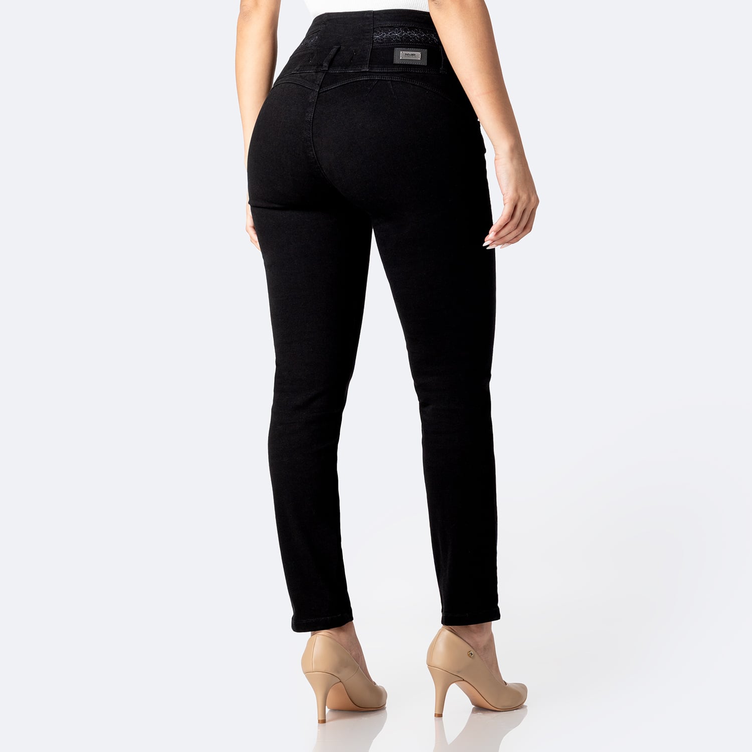 PANTALÓN JEAN SEMIPITILLO DENIM STRETCH MUJER PIONIER GENNESIS - 2