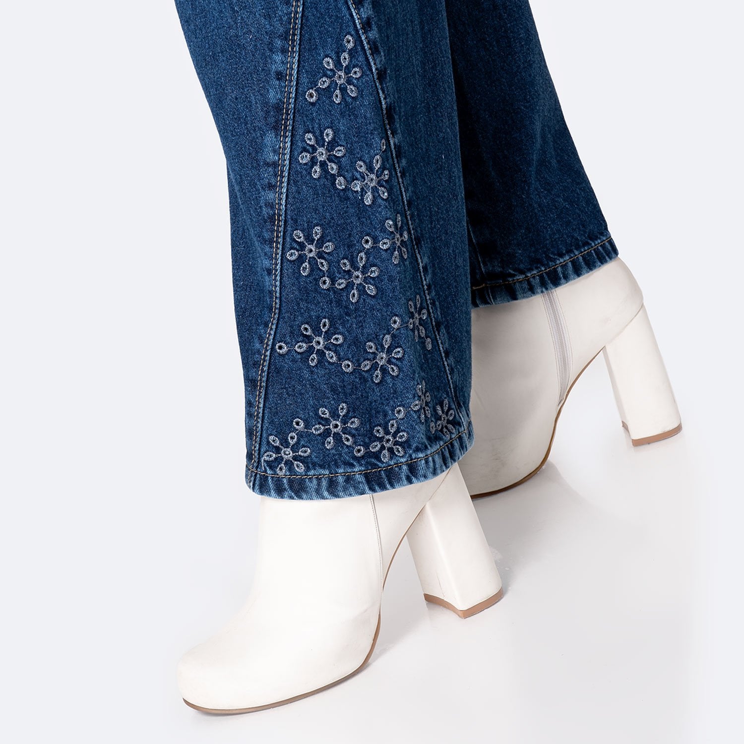 PANTALÓN JEAN DENIM MUJER PIONIER AMMARA - 5