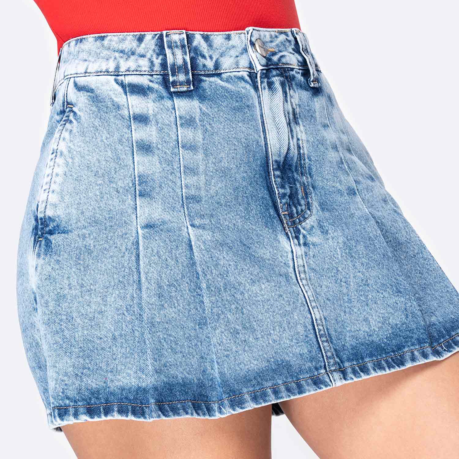 MINI SHORT DENIM MUJER PIONIER AIDDA - 3
