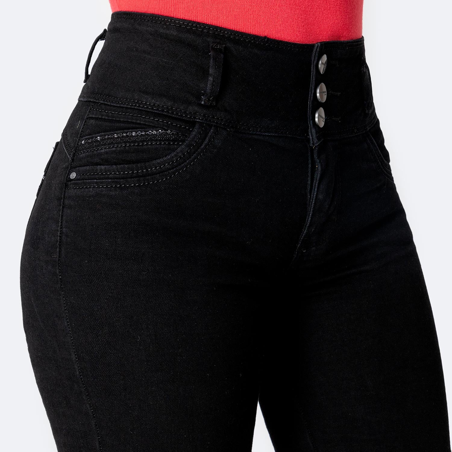 PANTALÓN JEAN DENIM STRETCH MUJER PIONIER DENALIH - 3