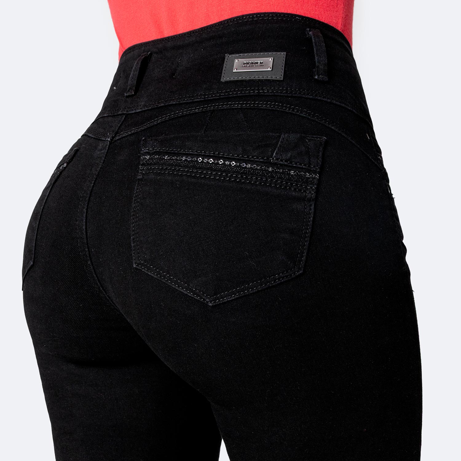 PANTALÓN JEAN DENIM STRETCH MUJER PIONIER DENALIH - 4