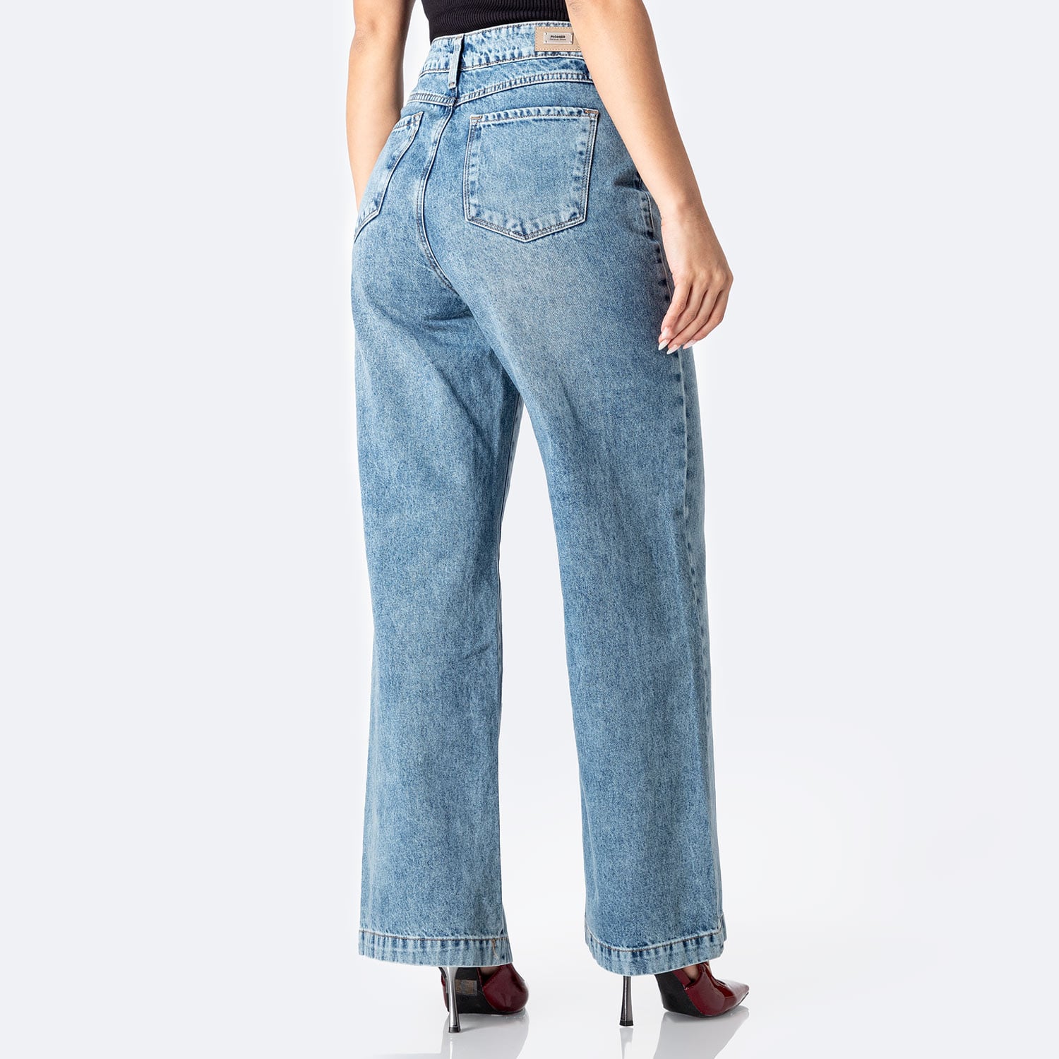 PANTALÓN JEAN DENIM STRETCH MUJER PIONIER KASANNDRA - 2