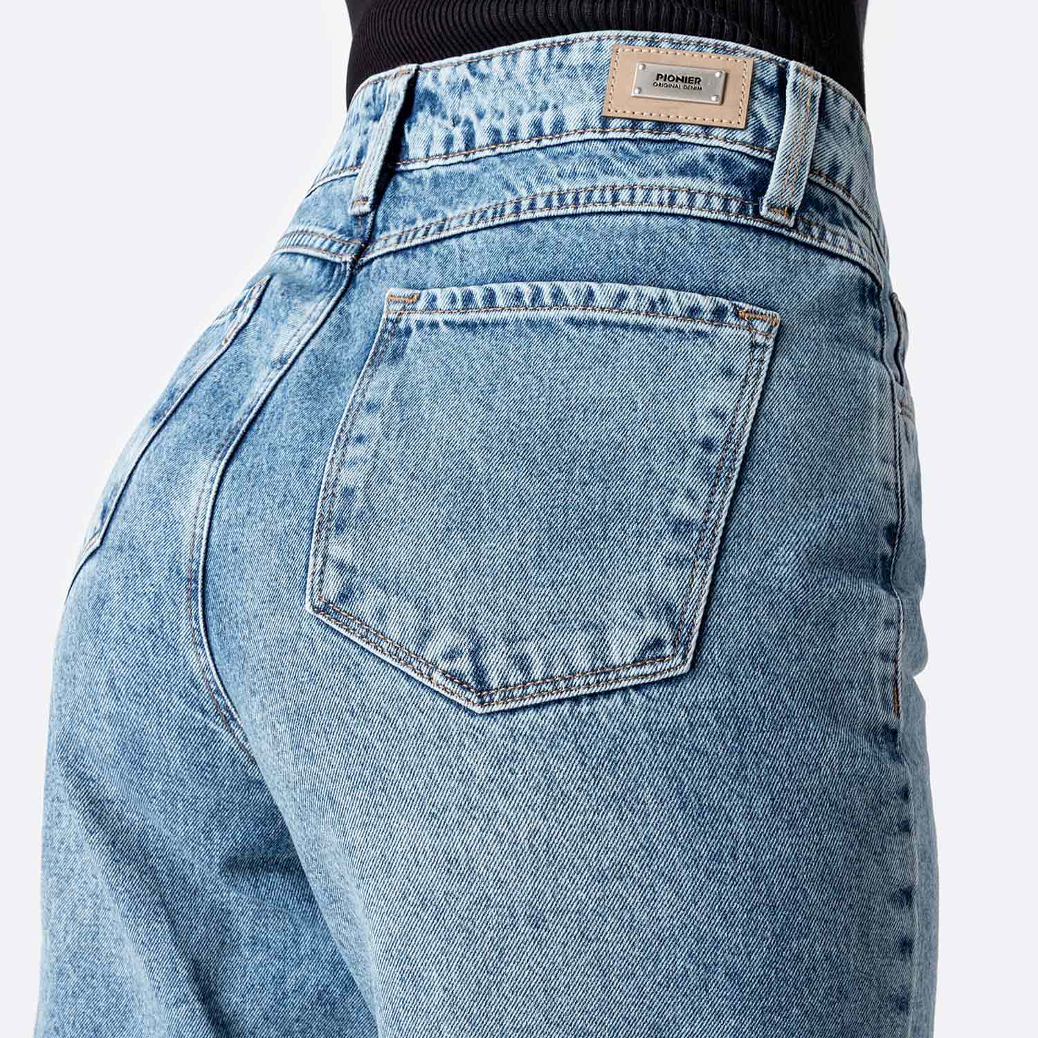 PANTALÓN JEAN DENIM STRETCH MUJER PIONIER KASANNDRA - 4