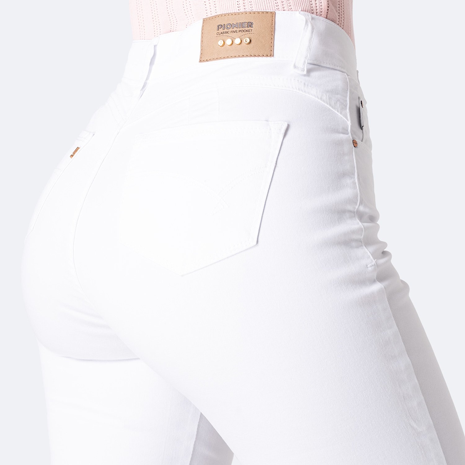SHORT CROPPED DRILL STRETCH MUJER PIONIER DIANA - 4