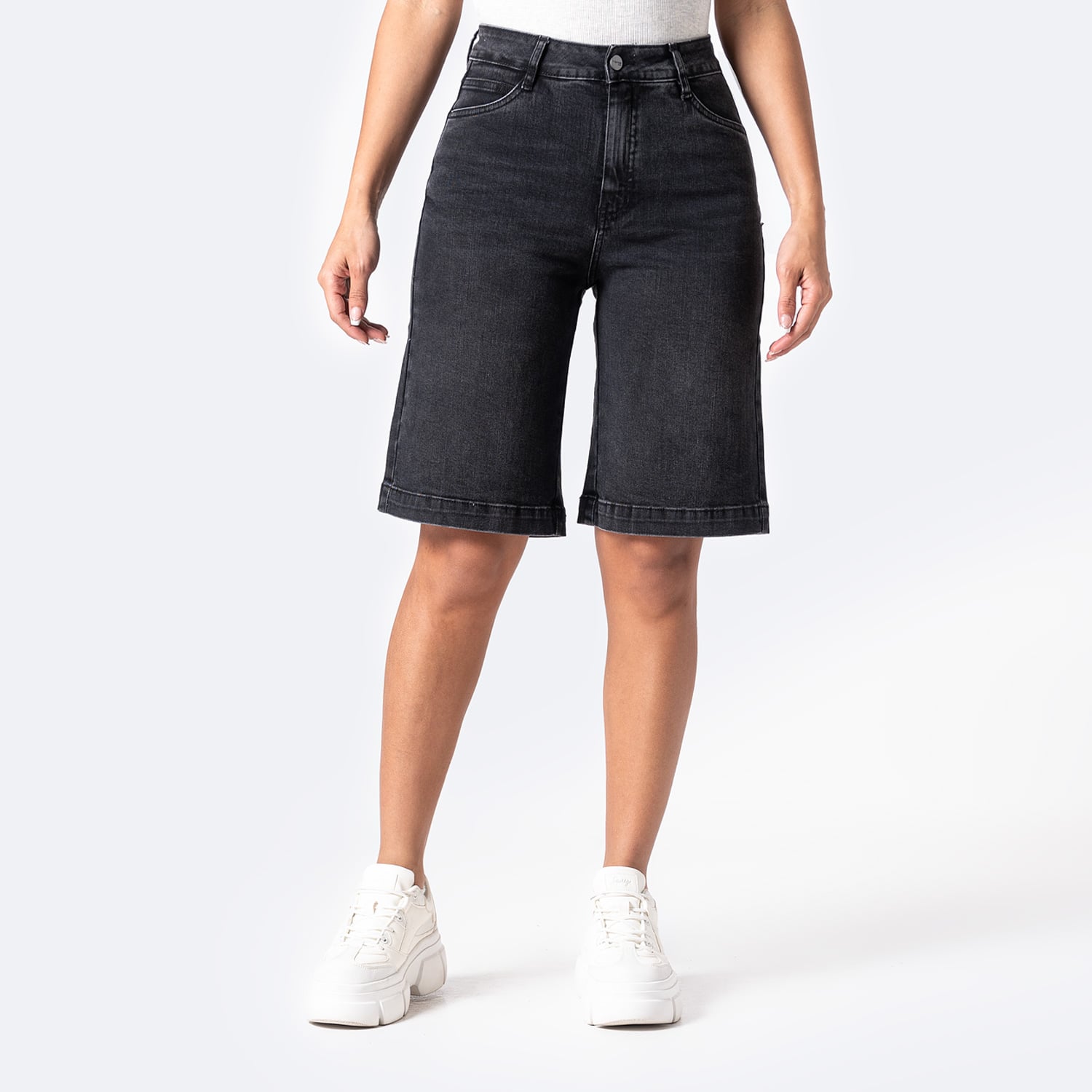 SHORT JORTS DENIM STRETCH MUJER PIONIER KLINAH - 1