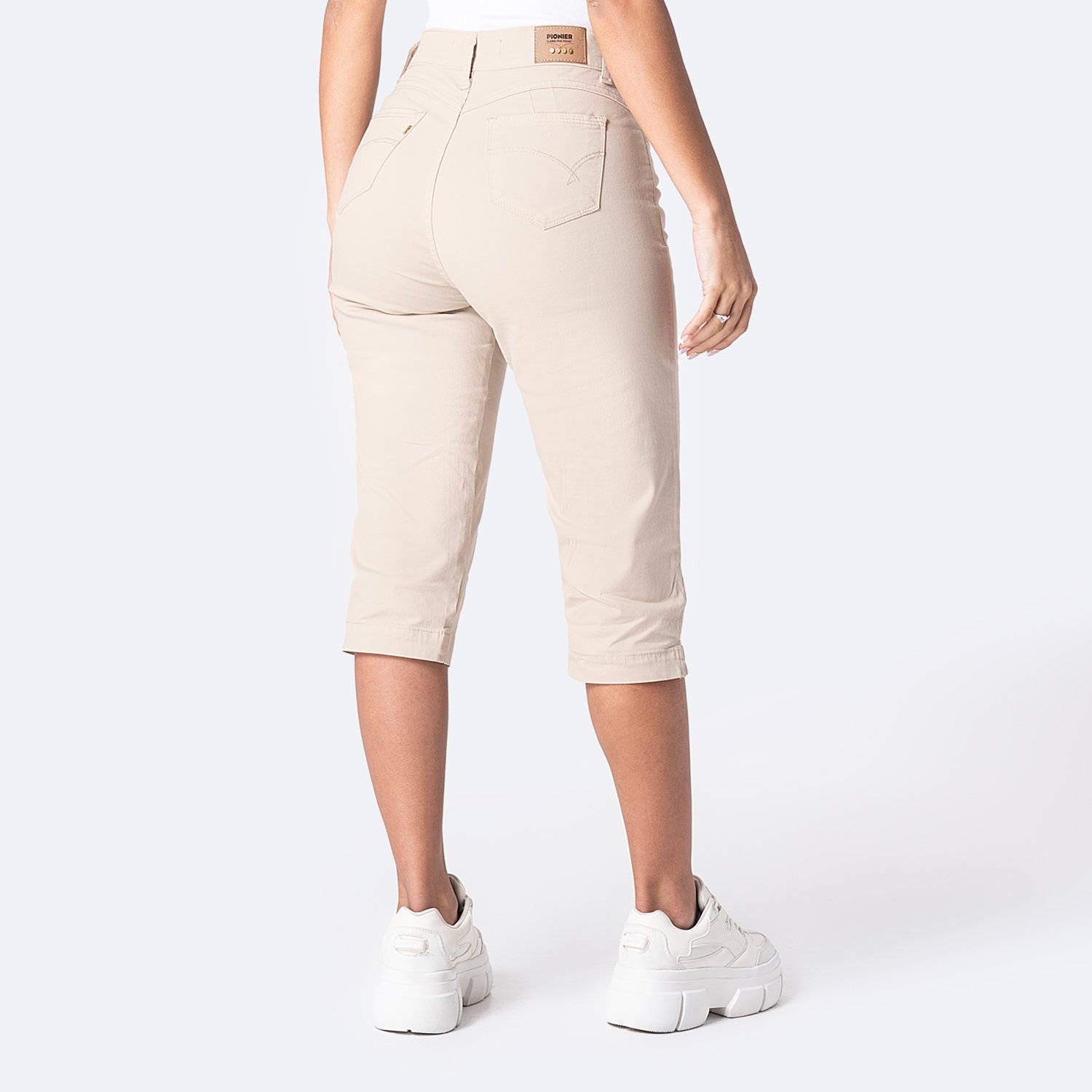 SHORT CROPPED DRILL STRETCH MUJER PIONIER DIANA - 2