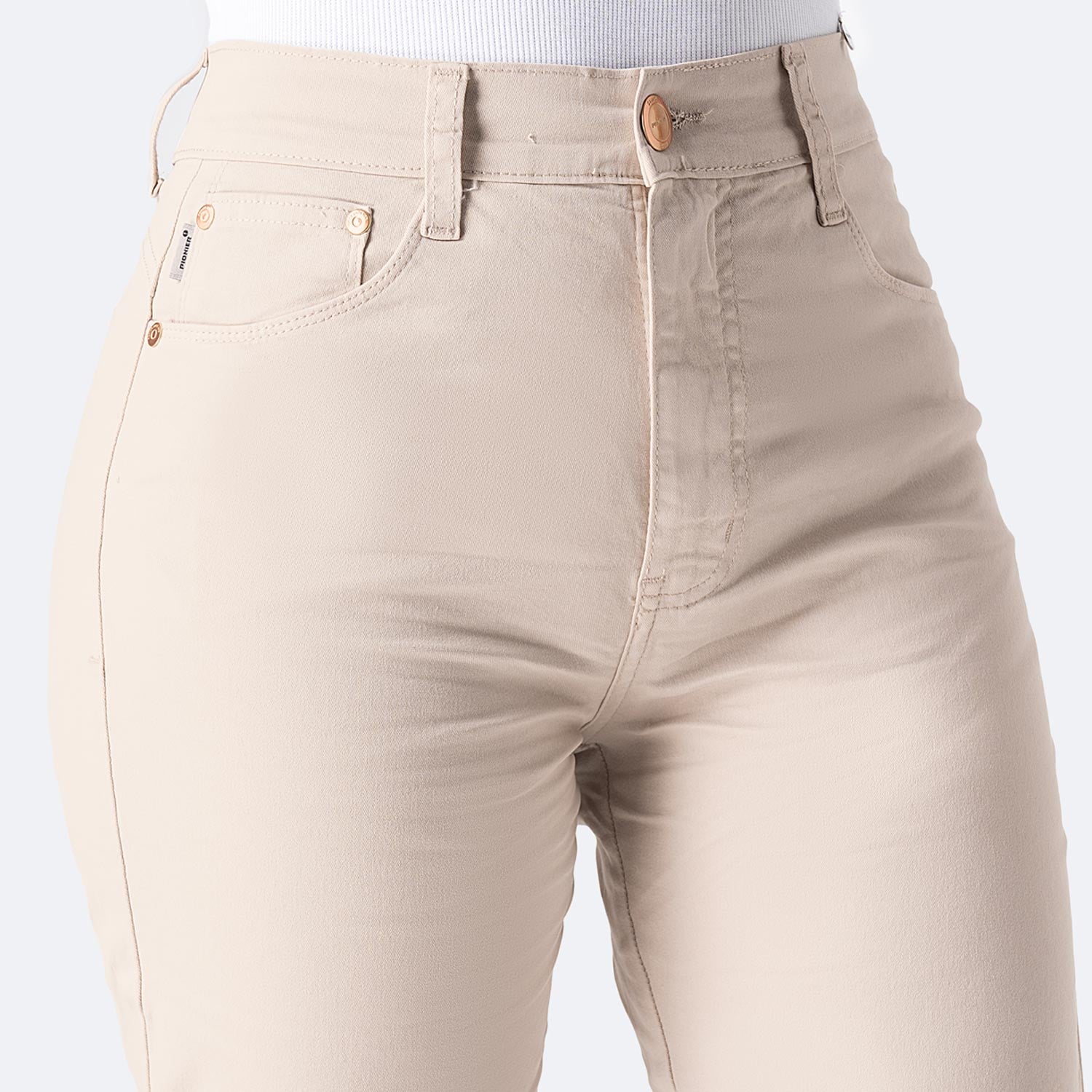 SHORT CROPPED DRILL STRETCH MUJER PIONIER DIANA - 3