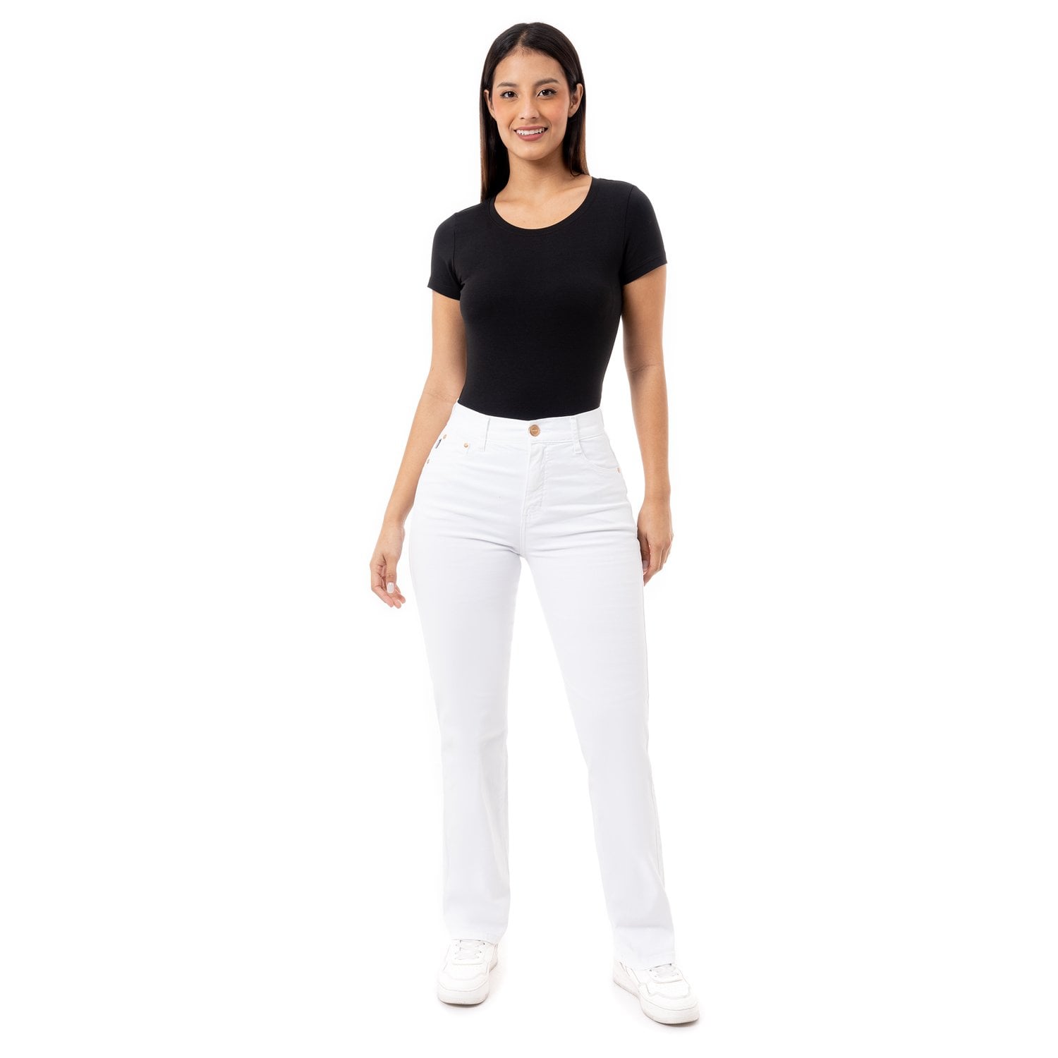 PANTALÓN RECTO DRILL STRETCH MUJER PIONIER DIANA - 1