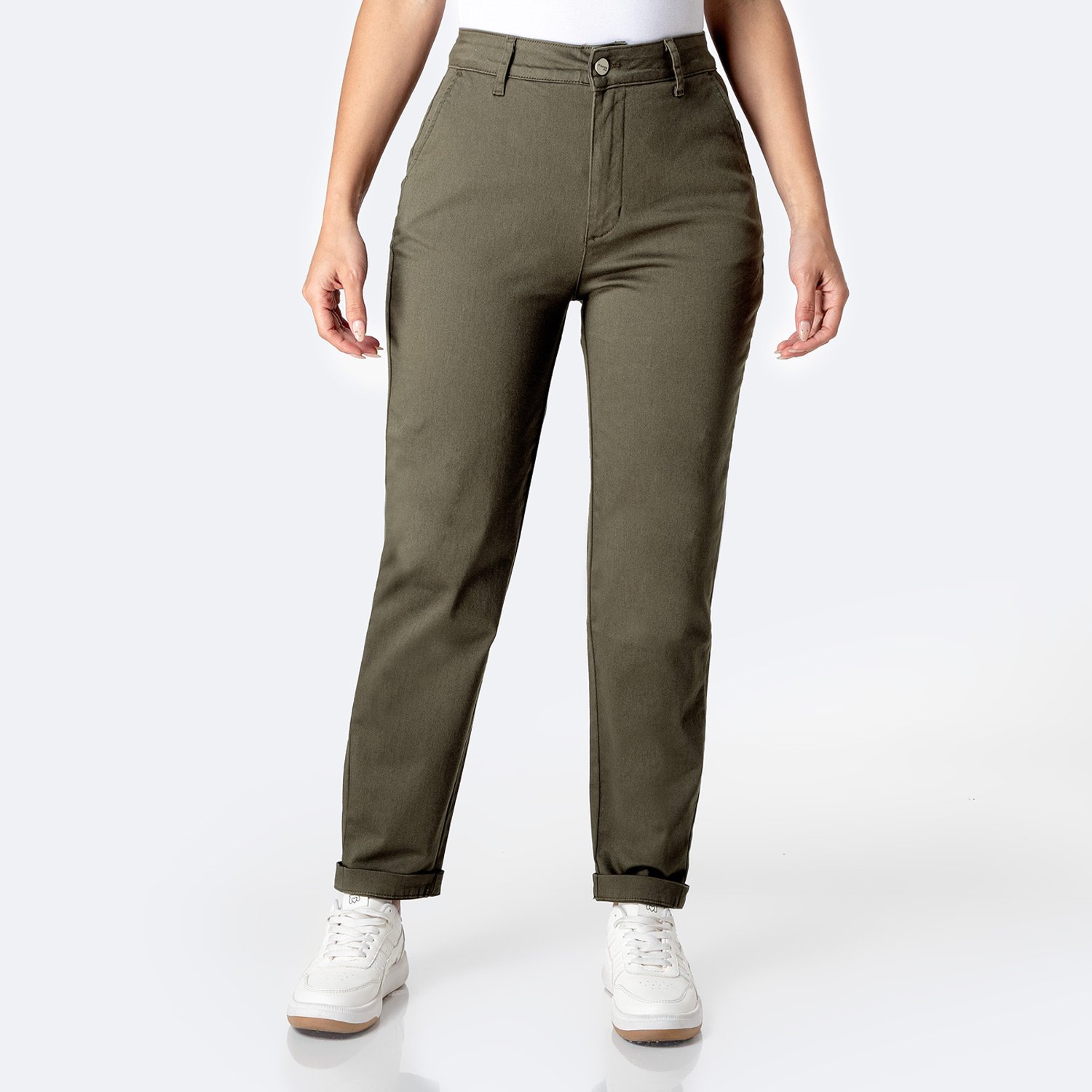 PANTALÓN DRILL STRETCH MUJER PIONIER YANELIH - 1