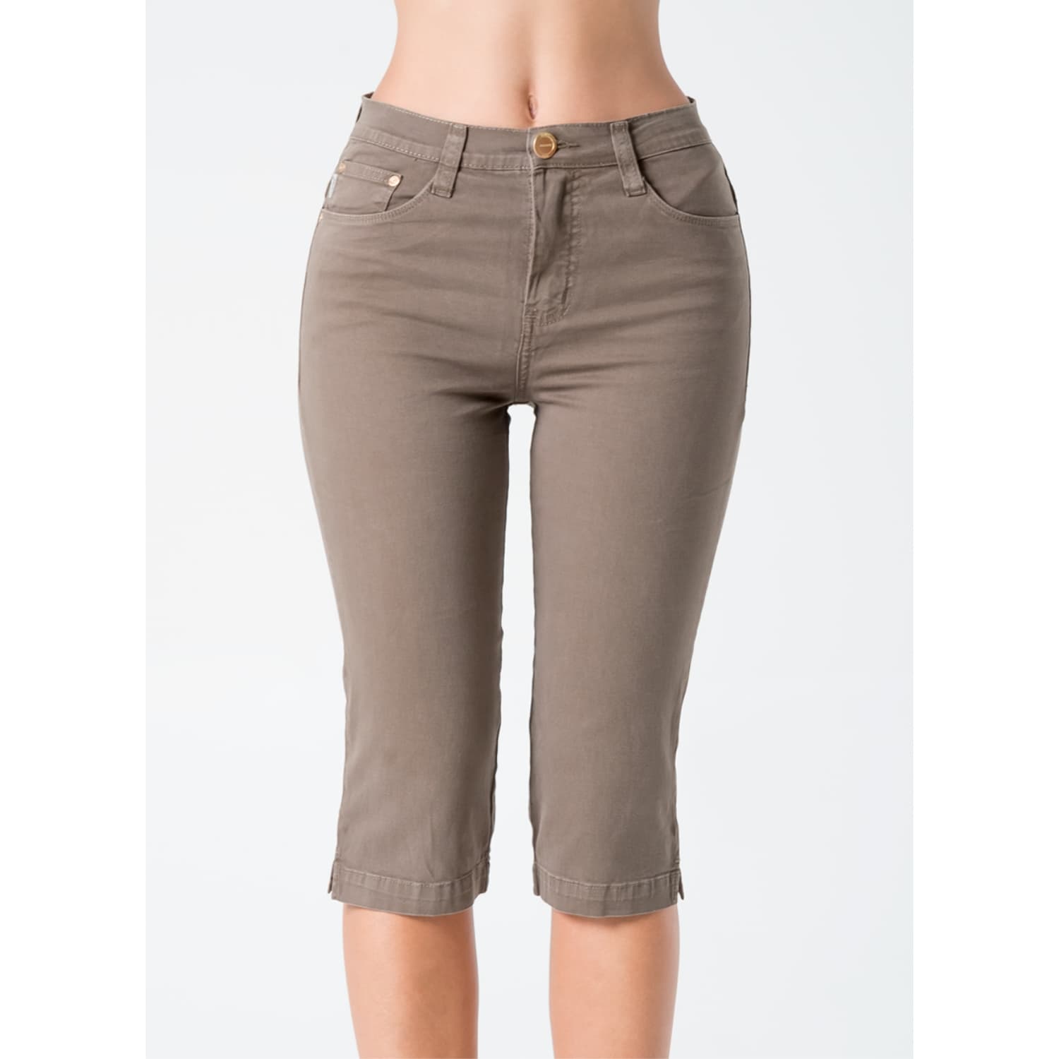 SHORT CROPPED DRILL STRETCH MUJER PIONIER DIANA - 1