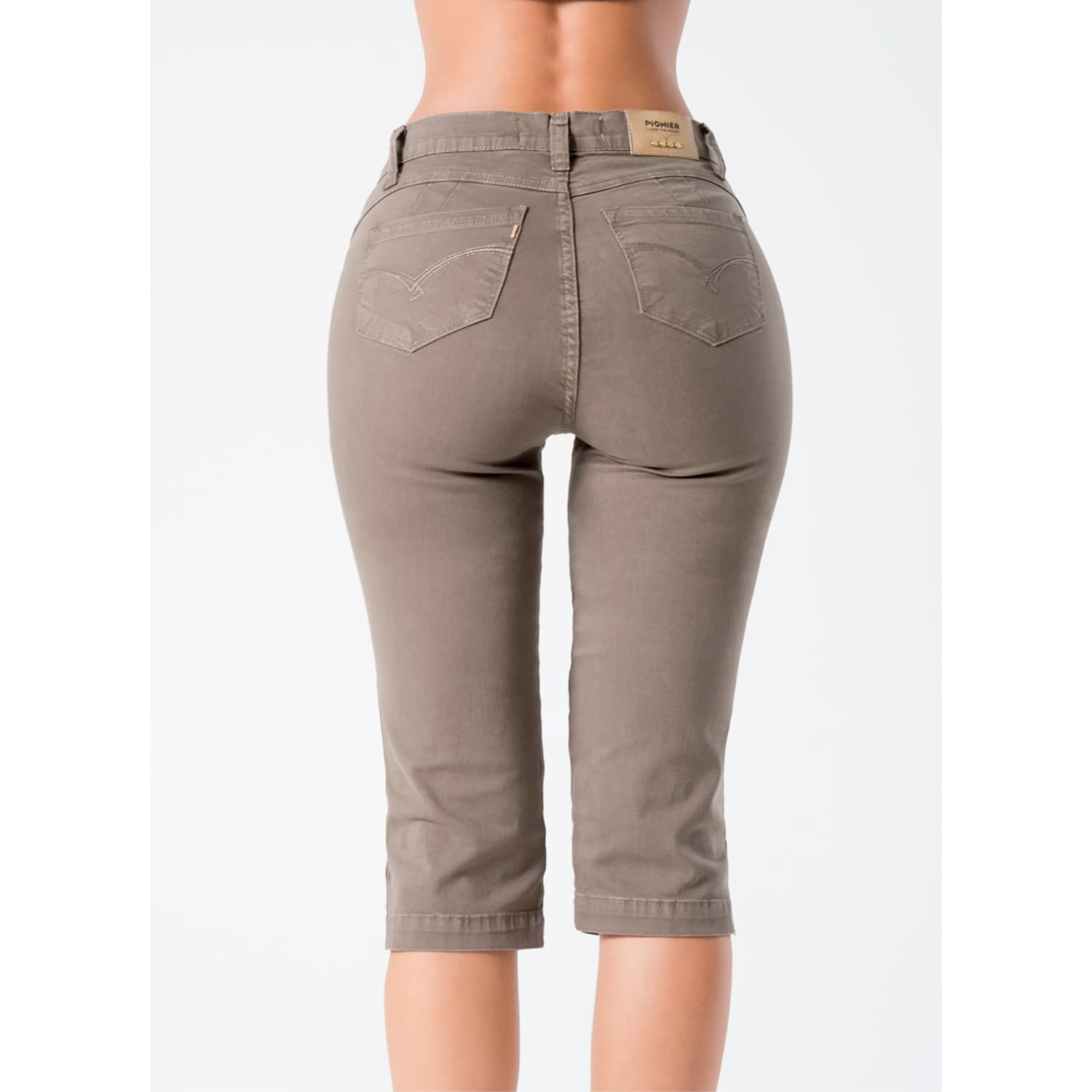 SHORT CROPPED DRILL STRETCH MUJER PIONIER DIANA - 2