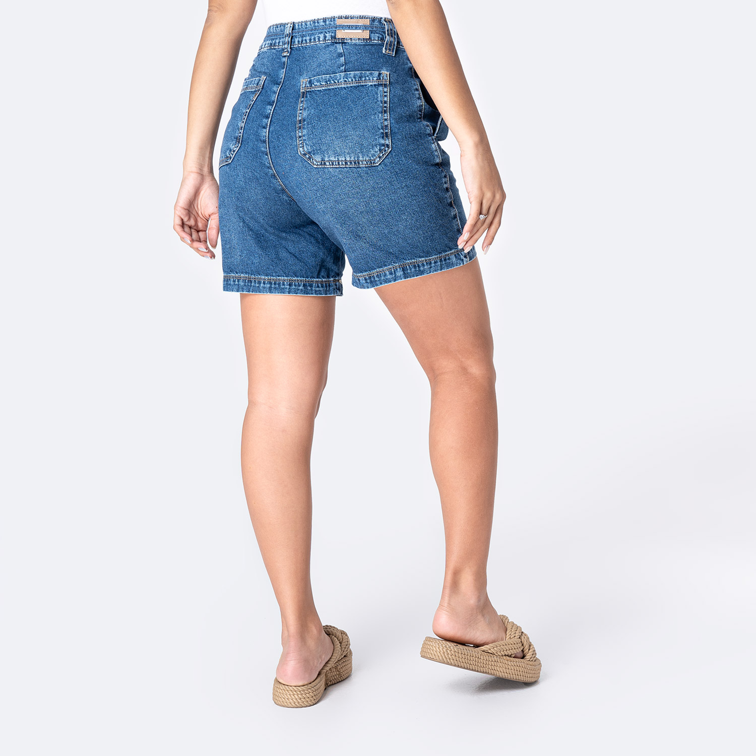 SHORT DENIM MUJER PIONIER FRATI - 2