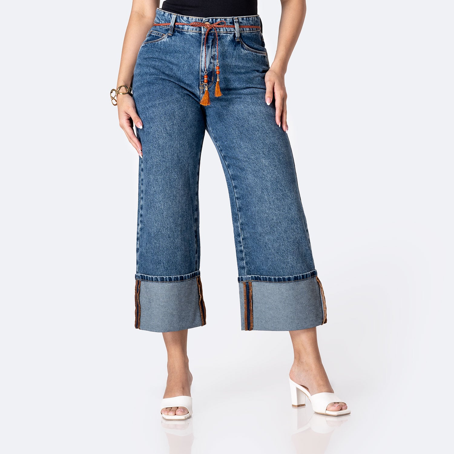 PANTALÓN JEAN DENIM MUJER PIONIER DAMARYH - 1