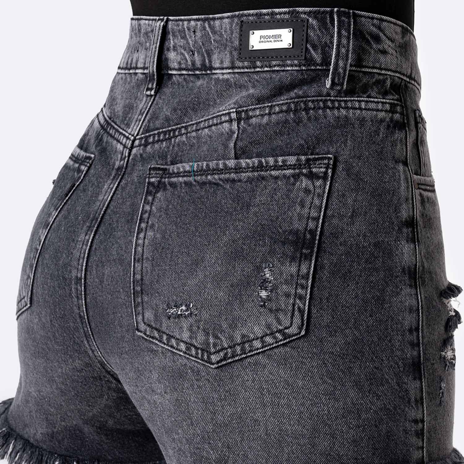 SHORT DENIM MUJER PIONIER JESENIA - 4