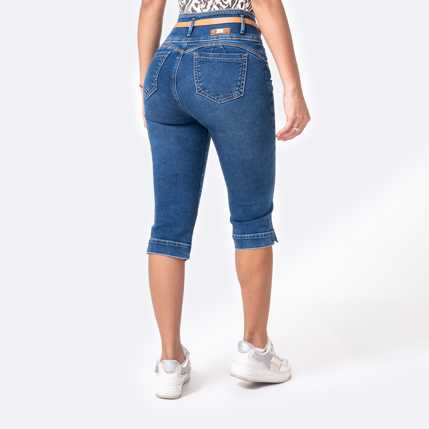SHORT CROPPED DENIM STRETCH MUJER PIONIER ARILIN - 2