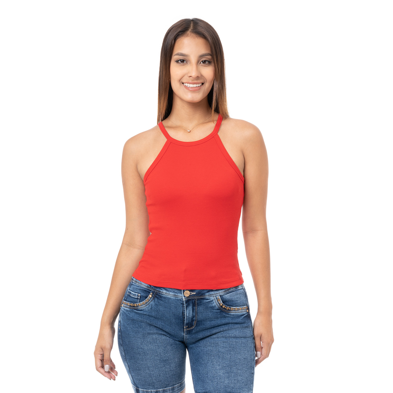 TOP RIB LYCRADO MUJER PIONIER YAXHA - 1