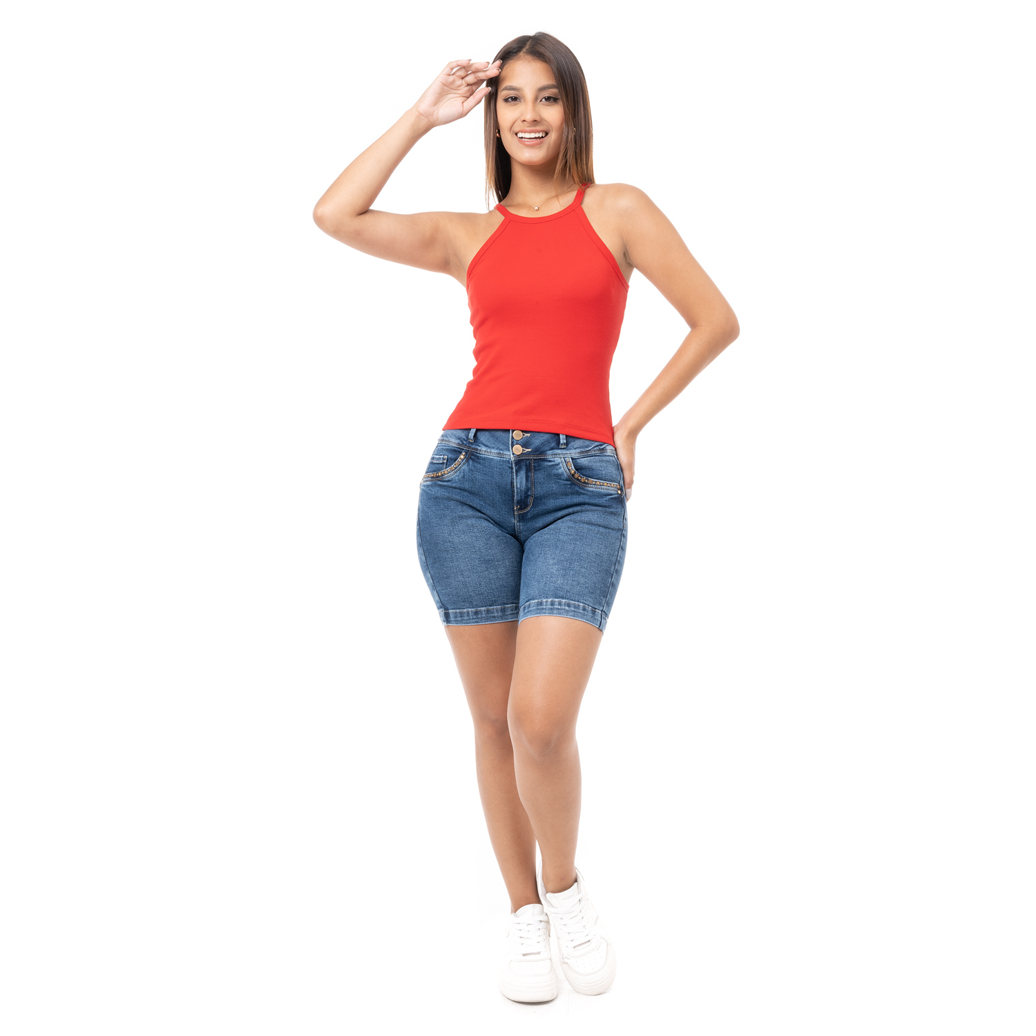 TOP RIB LYCRADO MUJER PIONIER YAXHA - 4