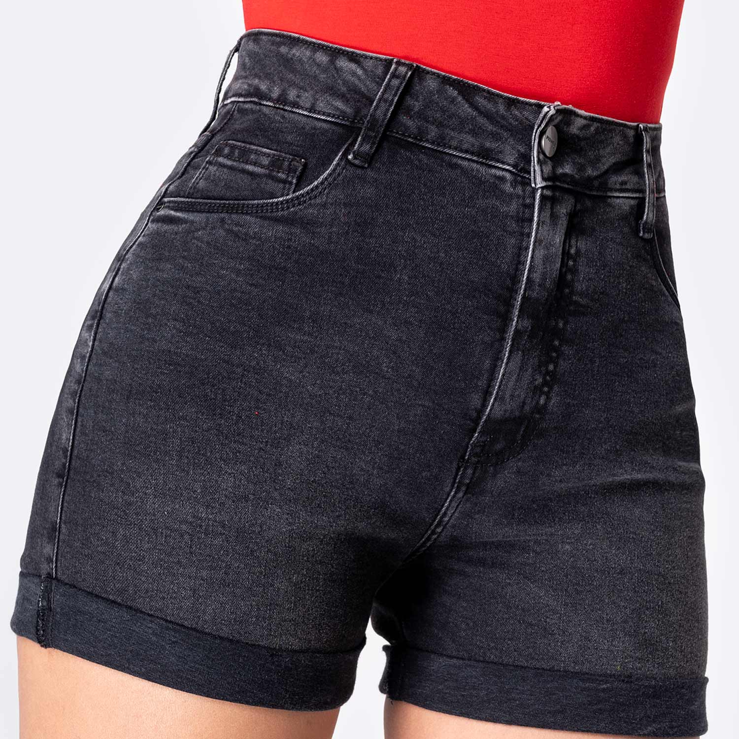 SHORT DENIM STRETCH MUJER PIONIER MARIHAM - 3