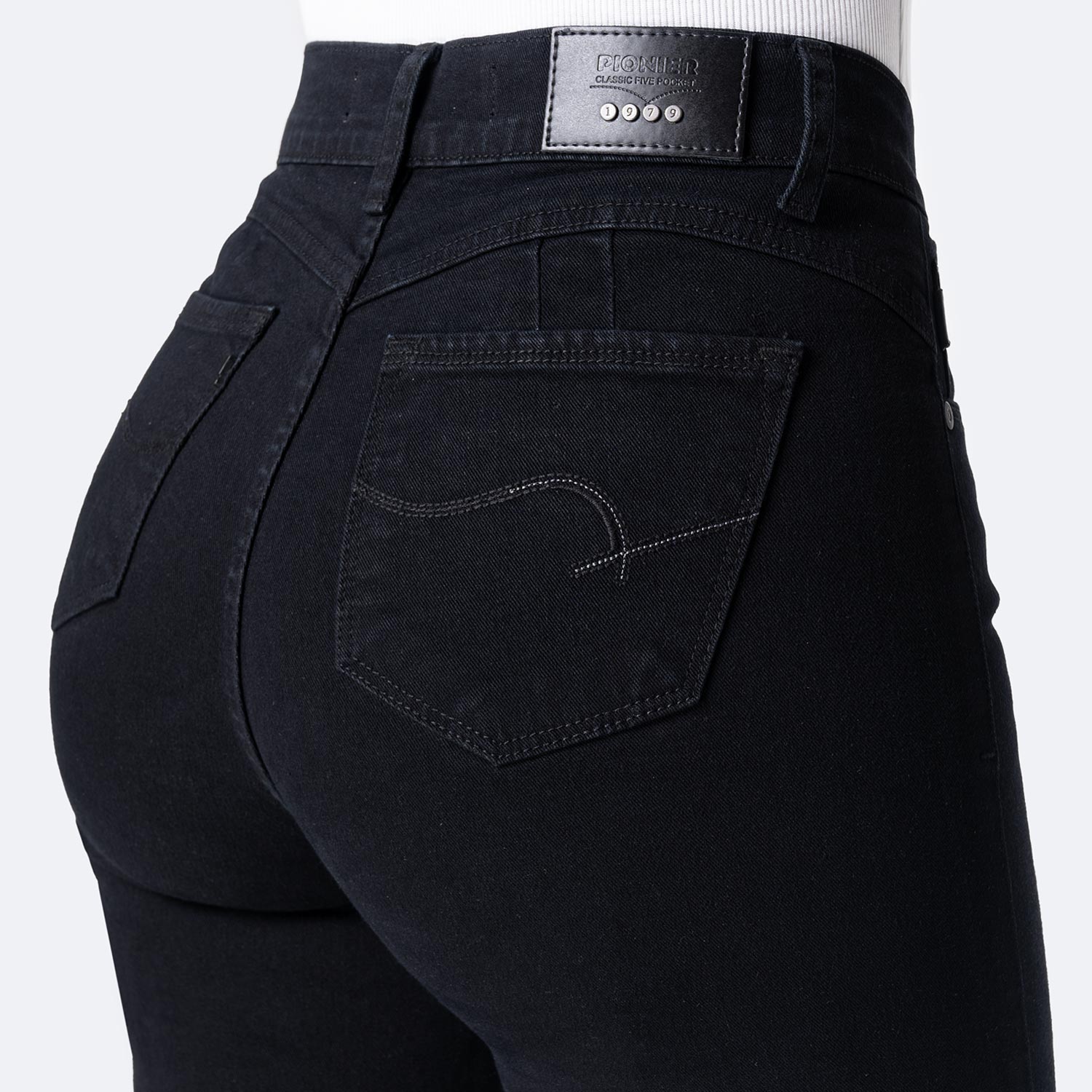 SHORT CROPPED DENIM STRETCH MUJER PIONIER DIANA - 4