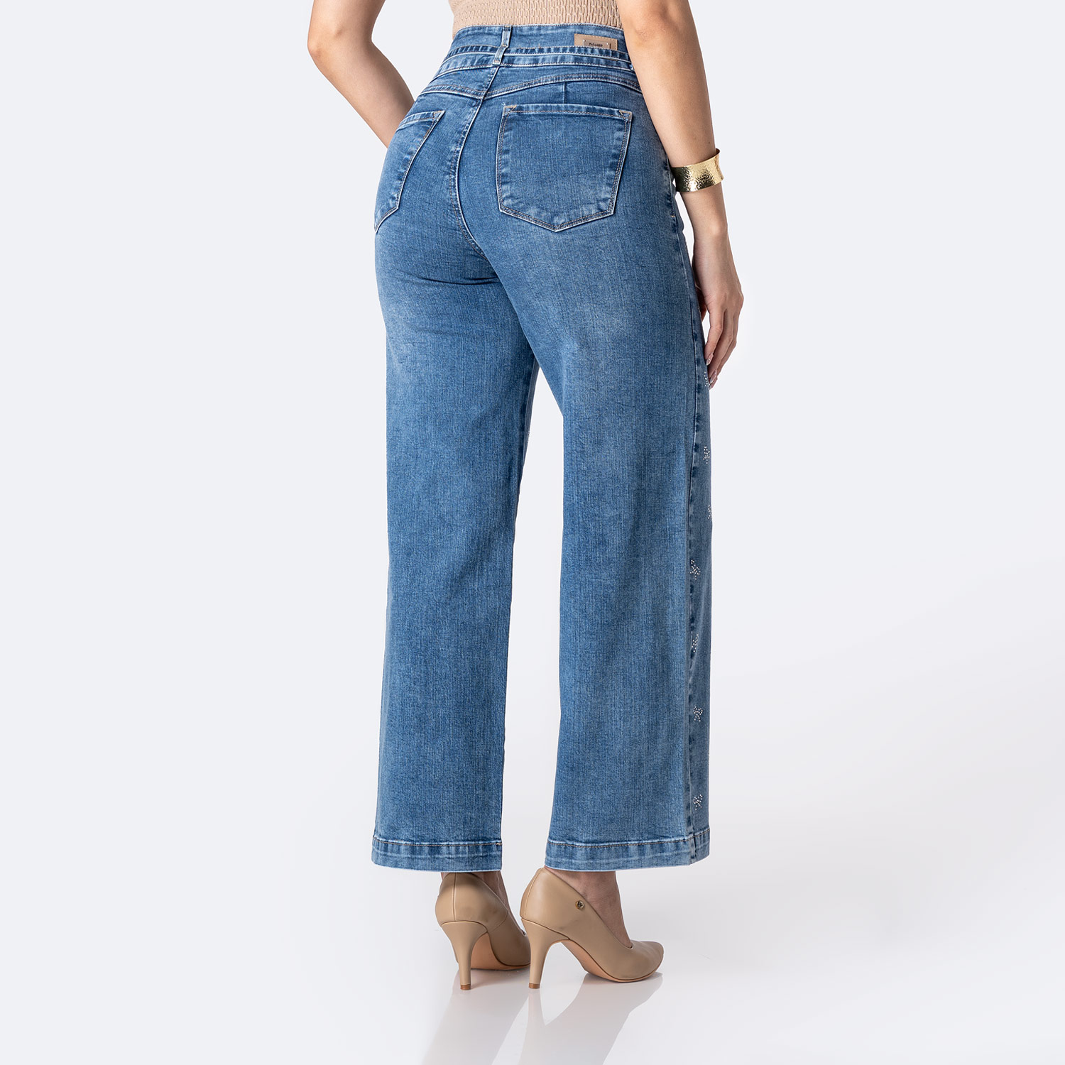 PANTALÓN JEAN DENIM STRETCH MUJER PIONIER MARILENNA BRI - 2