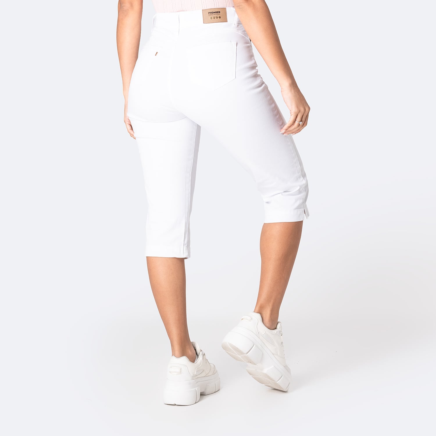 SHORT CROPPED DRILL STRETCH MUJER PIONIER DIANA - 2