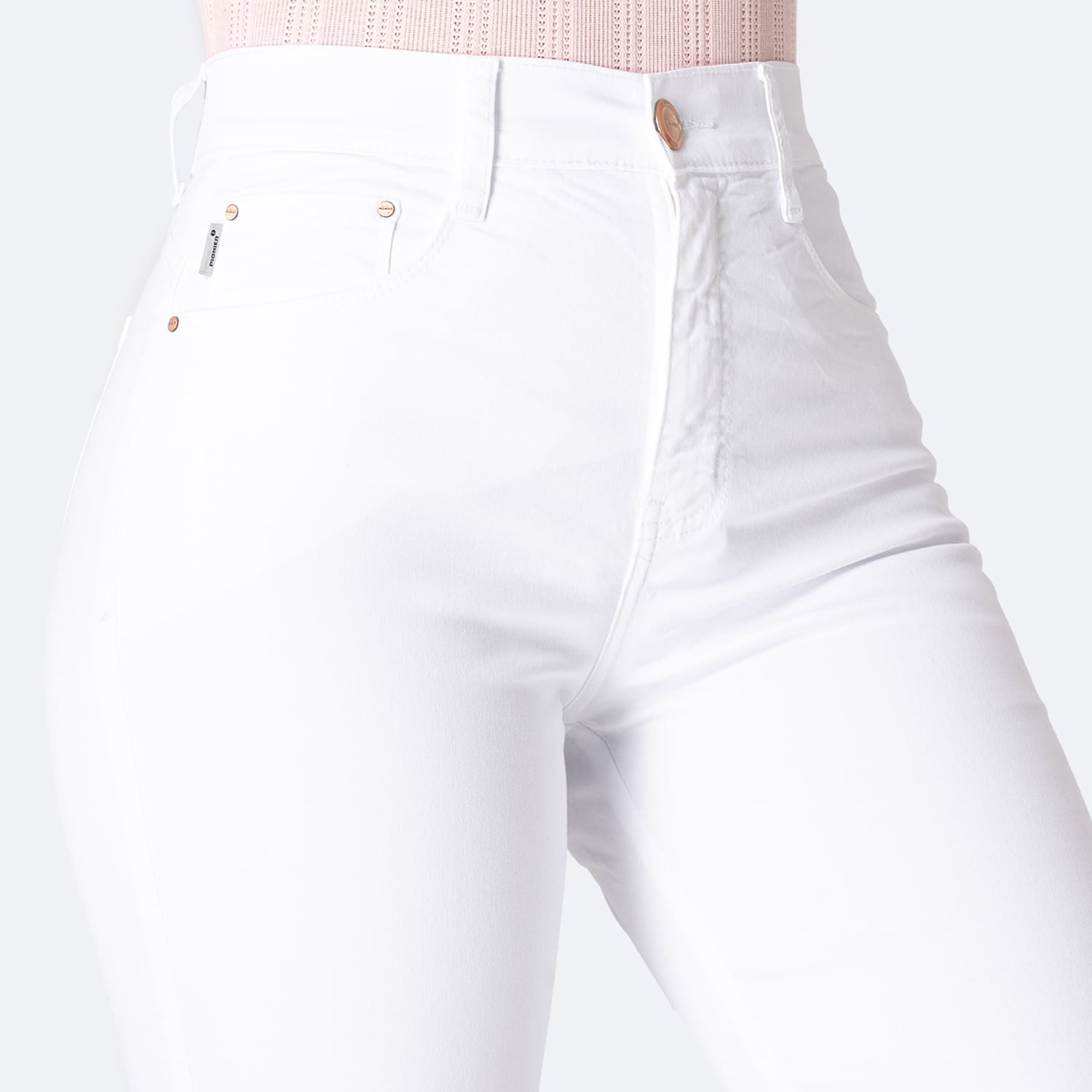 SHORT CROPPED DRILL STRETCH MUJER PIONIER DIANA - 3
