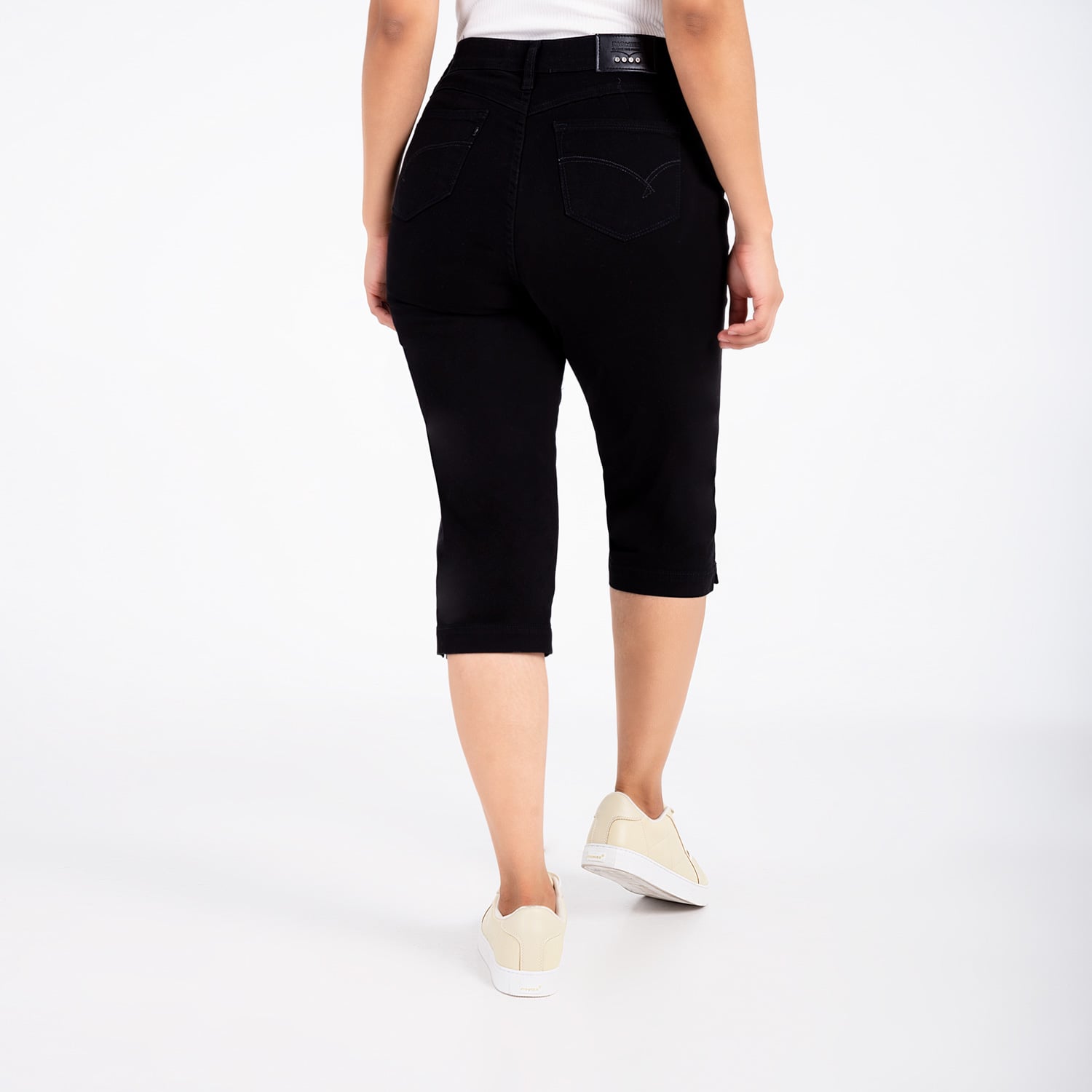 SHORT CROPPED DRILL STRETCH MUJER PIONIER DIANA - 2