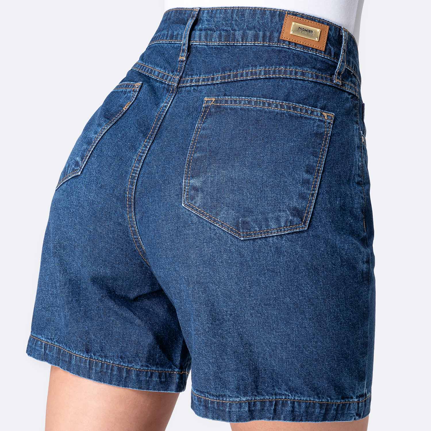 SHORT DENIM MUJER PIONIER LYBA - 4