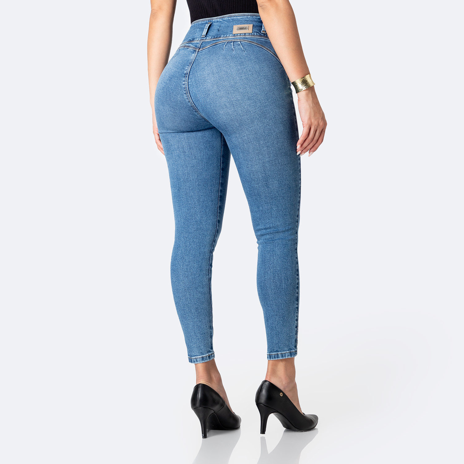 PANTALÓN JEAN DENIM STRETCH MUJER PIONIER EMNA - 2