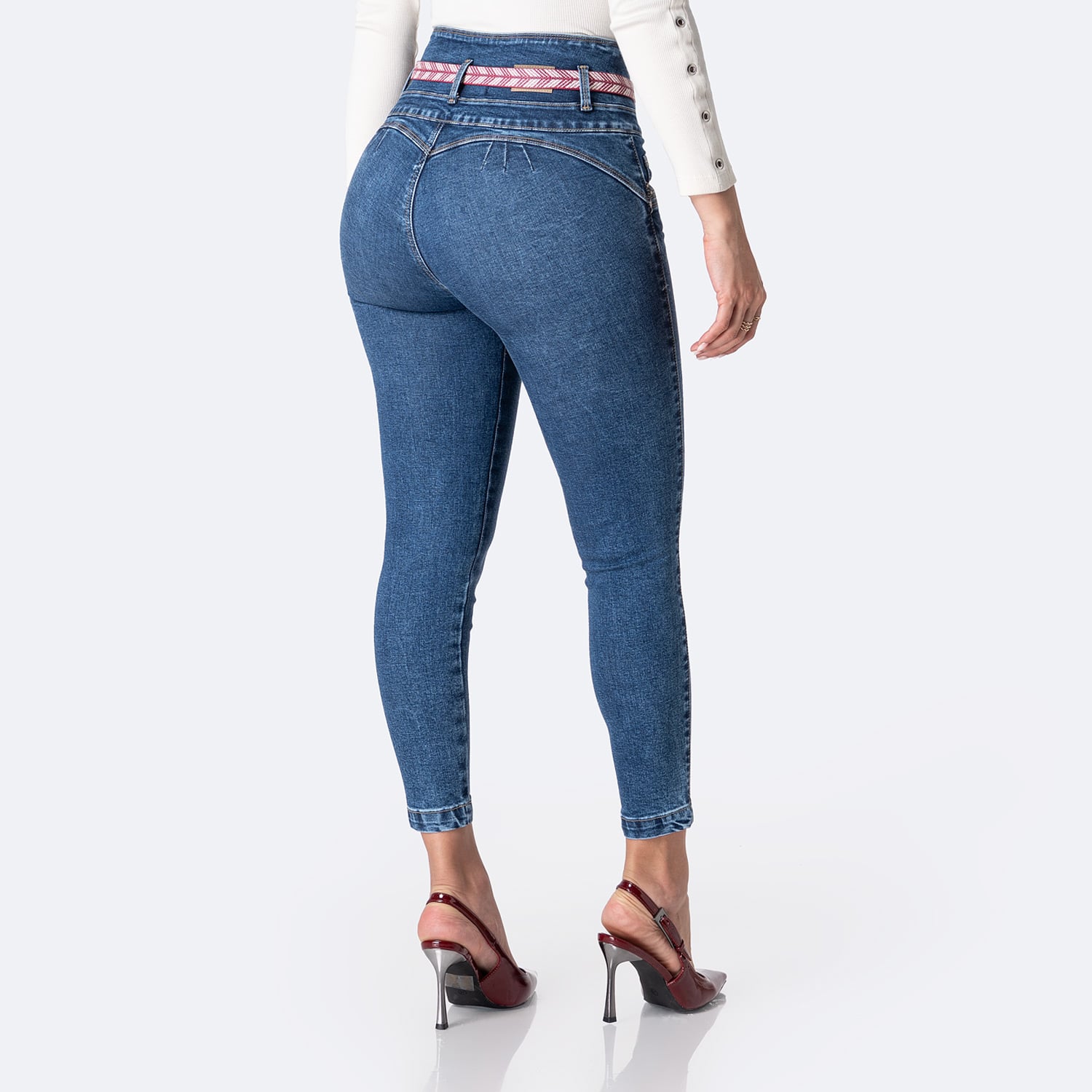 PANTALÓN JEAN DENIM STRETCH MUJER PIONIER ARIADMI - 2