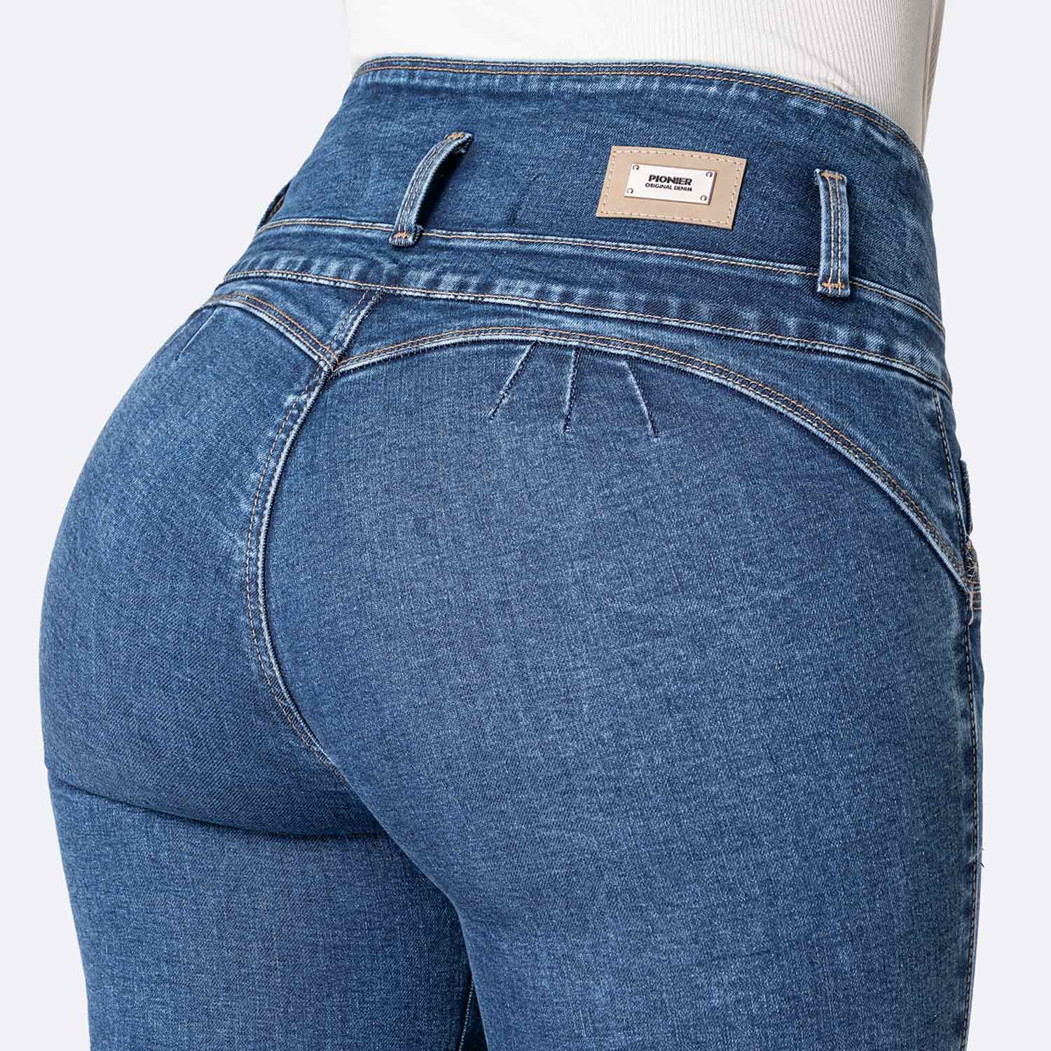 PANTALÓN JEAN DENIM STRETCH MUJER PIONIER ARIADMI - 4