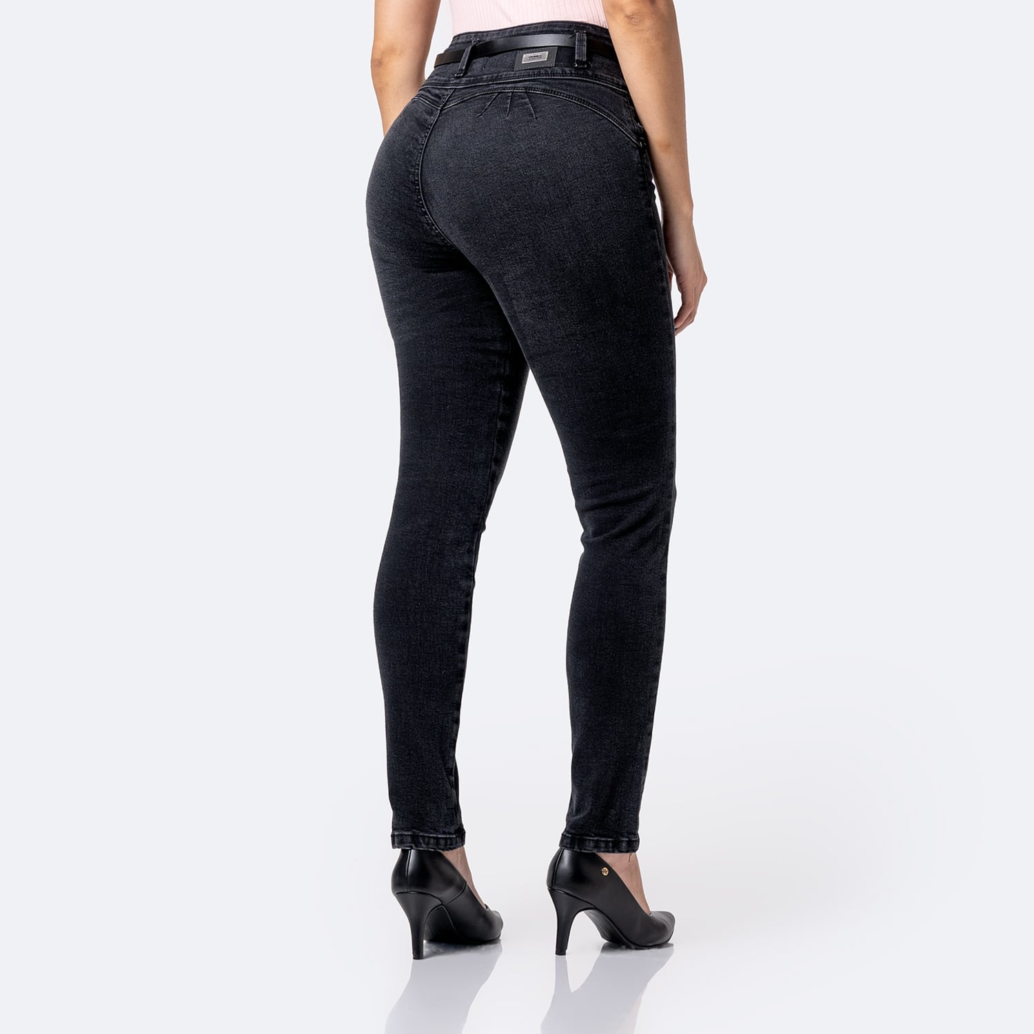 PANTALÓN JEAN SEMIPITILLO DENIM STRETCH MUJER PIONIER CELINNDA - 2