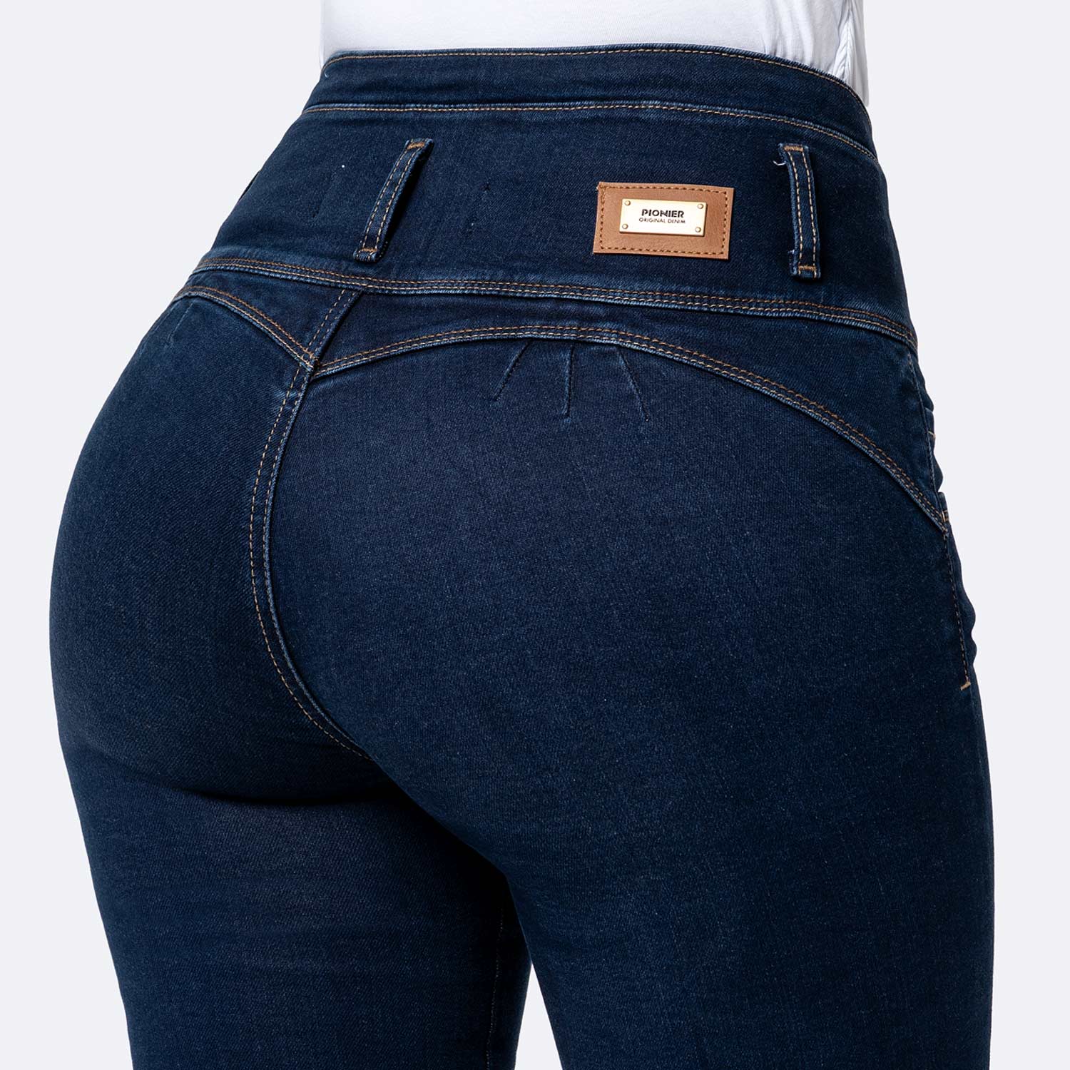 PANTALÓN JEAN DENIM STRETCH MUJER PIONIER JUDDI - 4