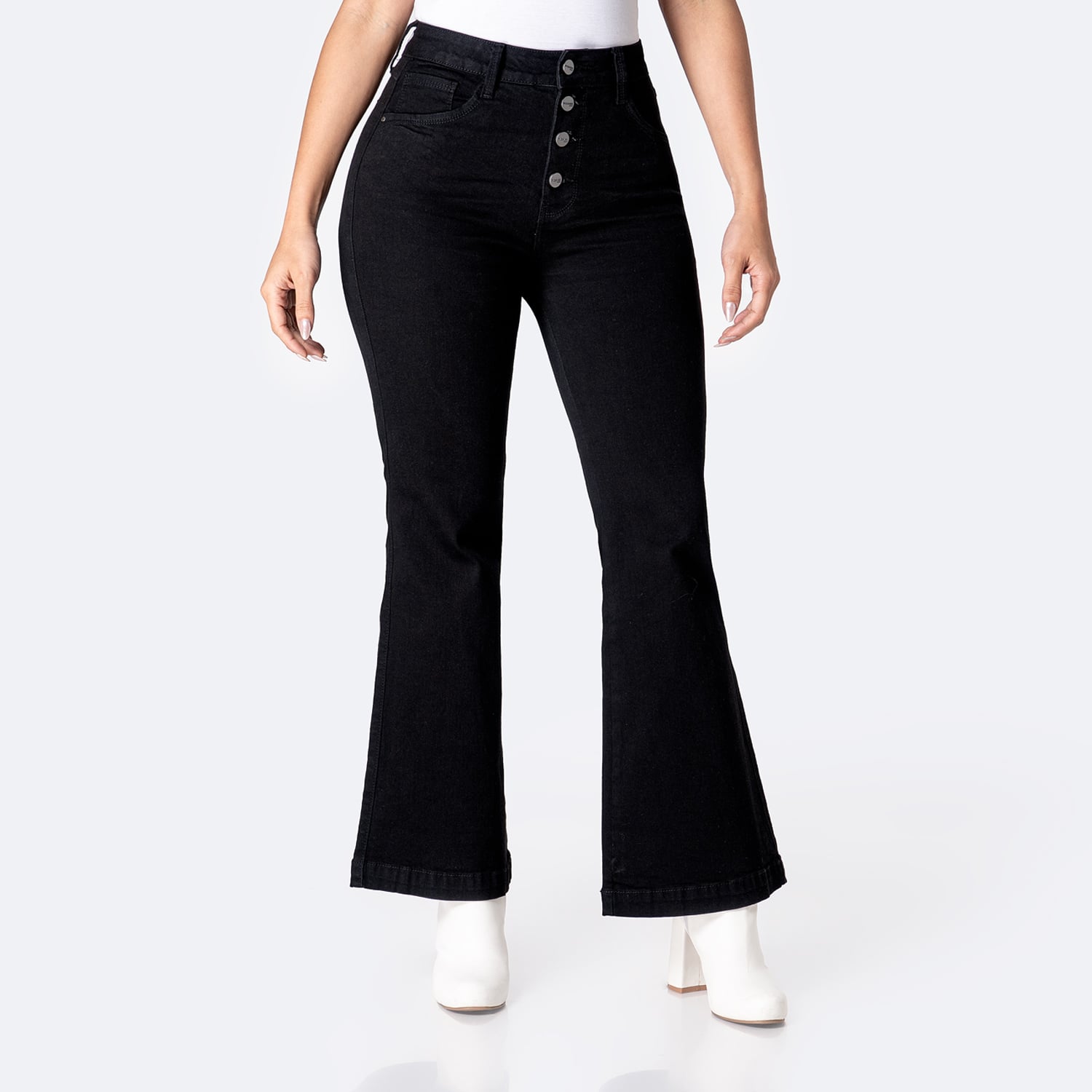 PANTALÓN JEAN DENIM STRETCH MUJER PIONIER SUELEM - 1
